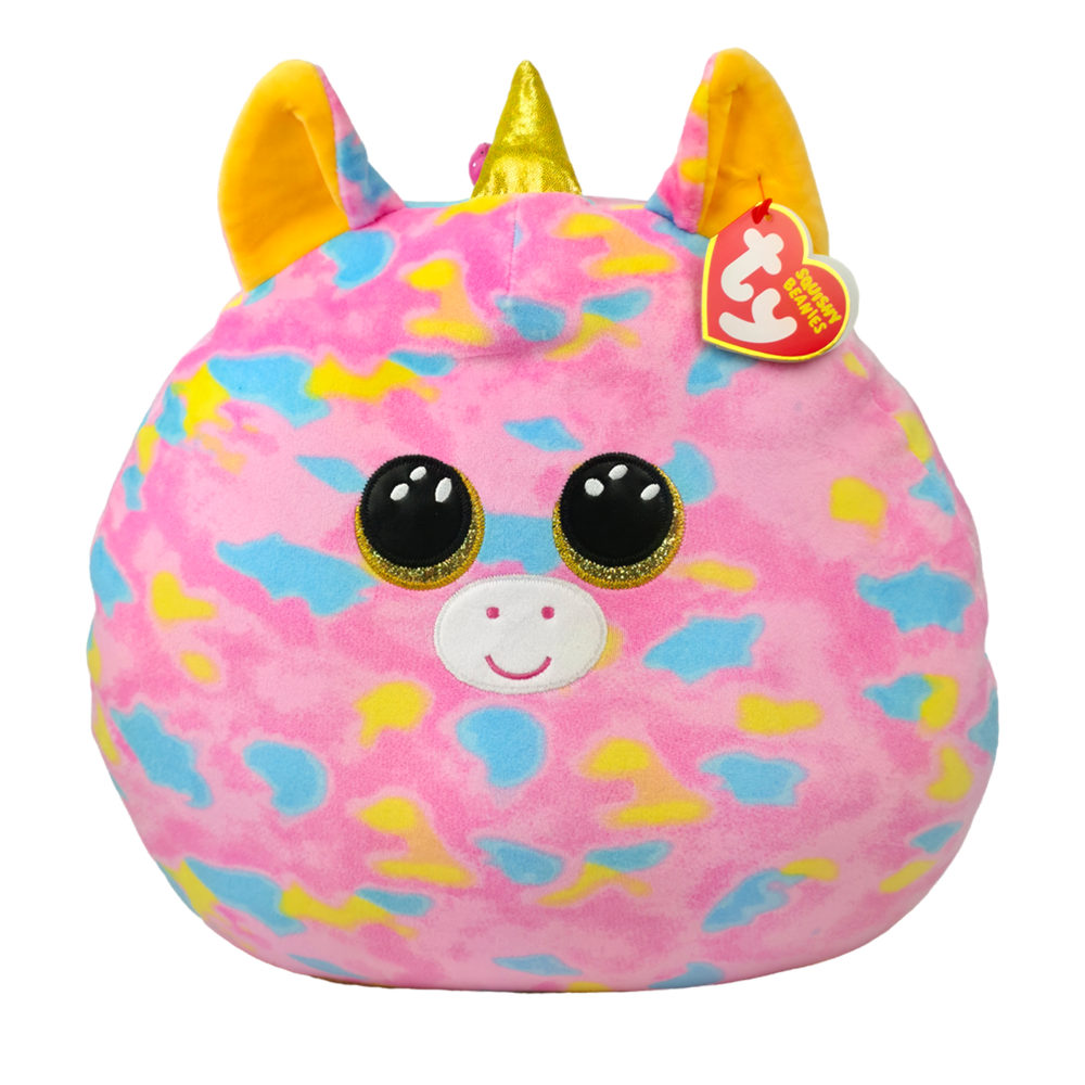 Мягкая игрушка TY Squish-A-Boos Единорог Fantasia, 35 см
