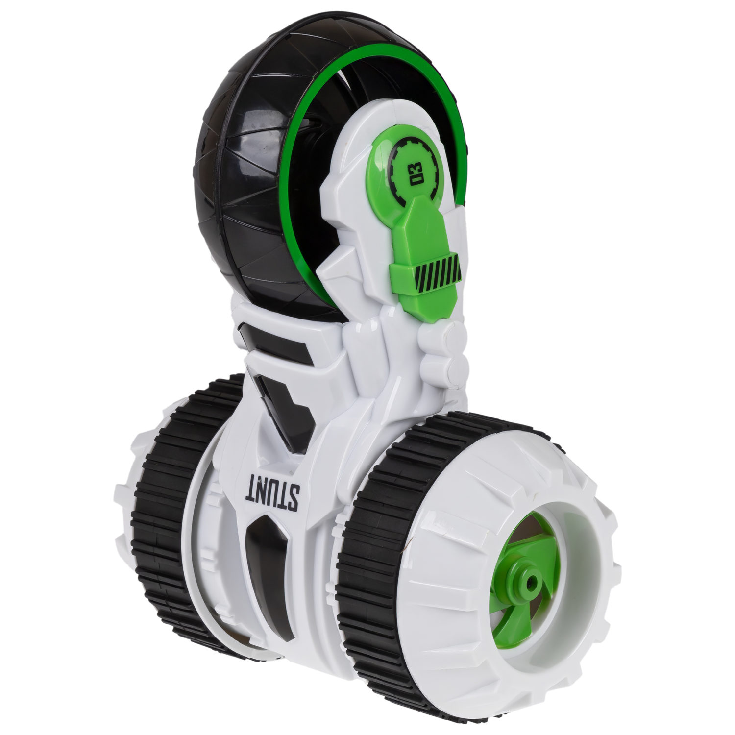 Машинка на пульте управления 1TOY Драйв перевертыш, трюковая, радиоуправляемая, трюкач, белая