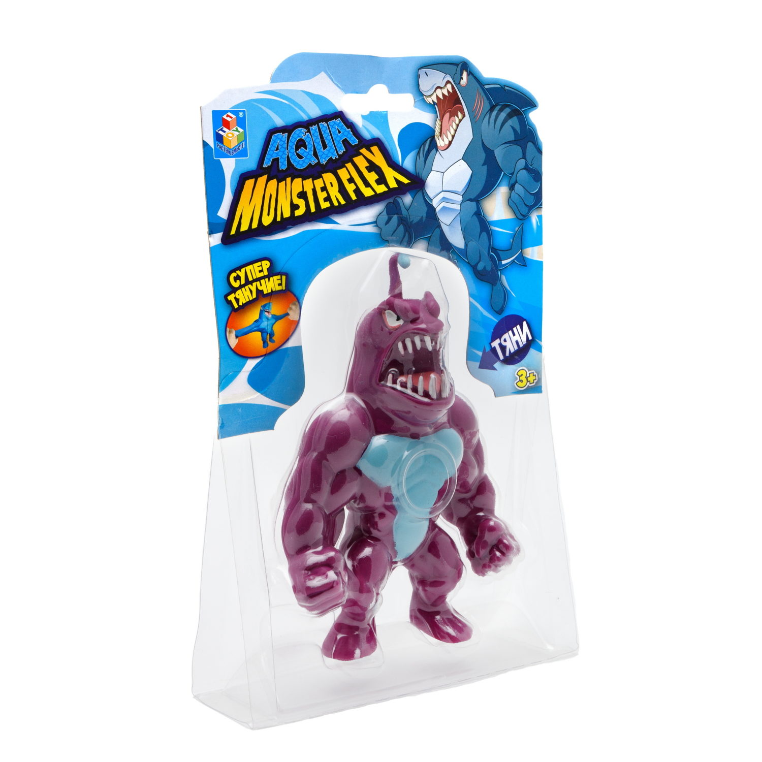 1Toy Игрушка для мальчика, тянучка монстр MONSTER FLEX AQUA, антистресс, 14 видов в ассортименте
