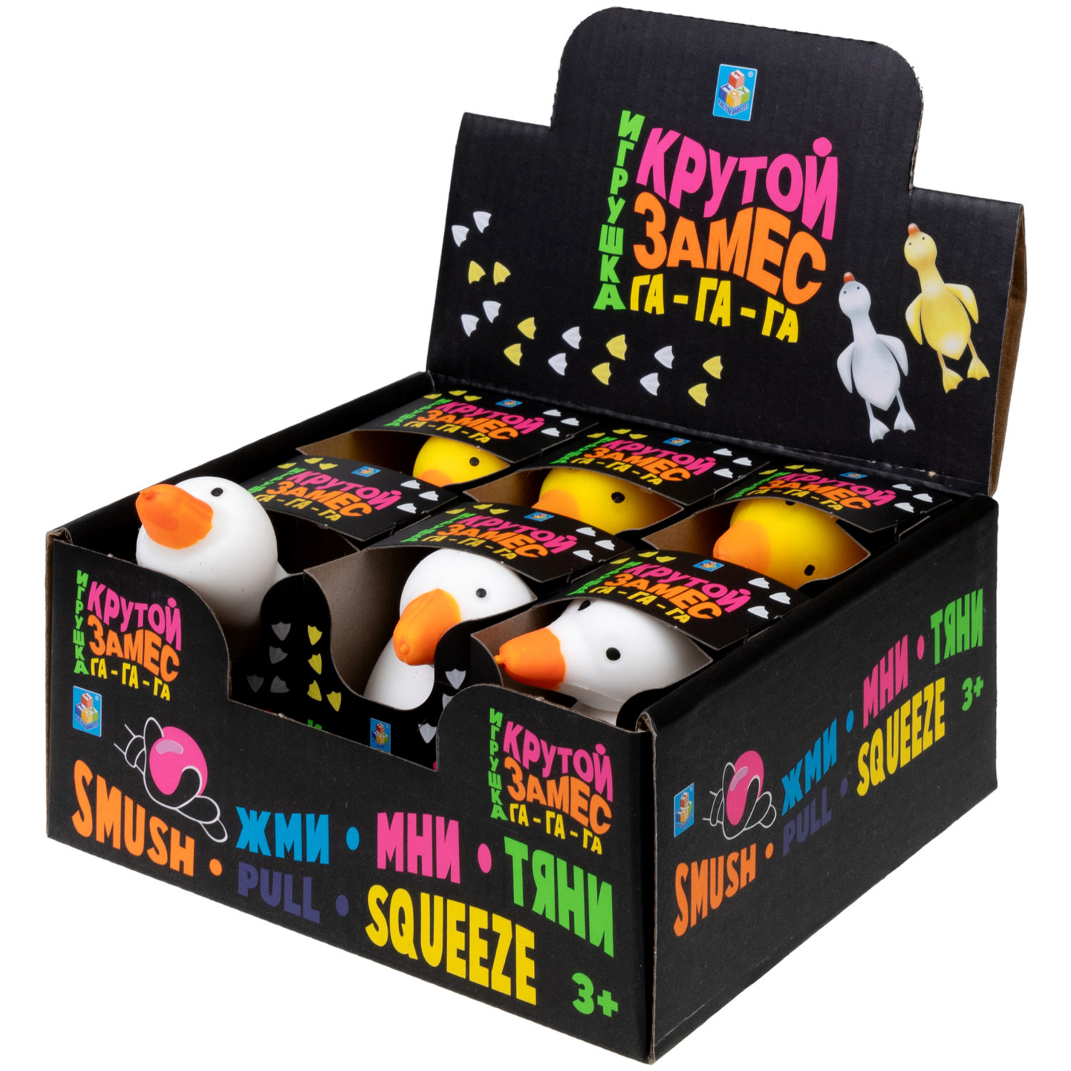 Игрушка-антистресс 1TOY Крутой замес Гусь,  в ассортименте, 10,5х7,5 см