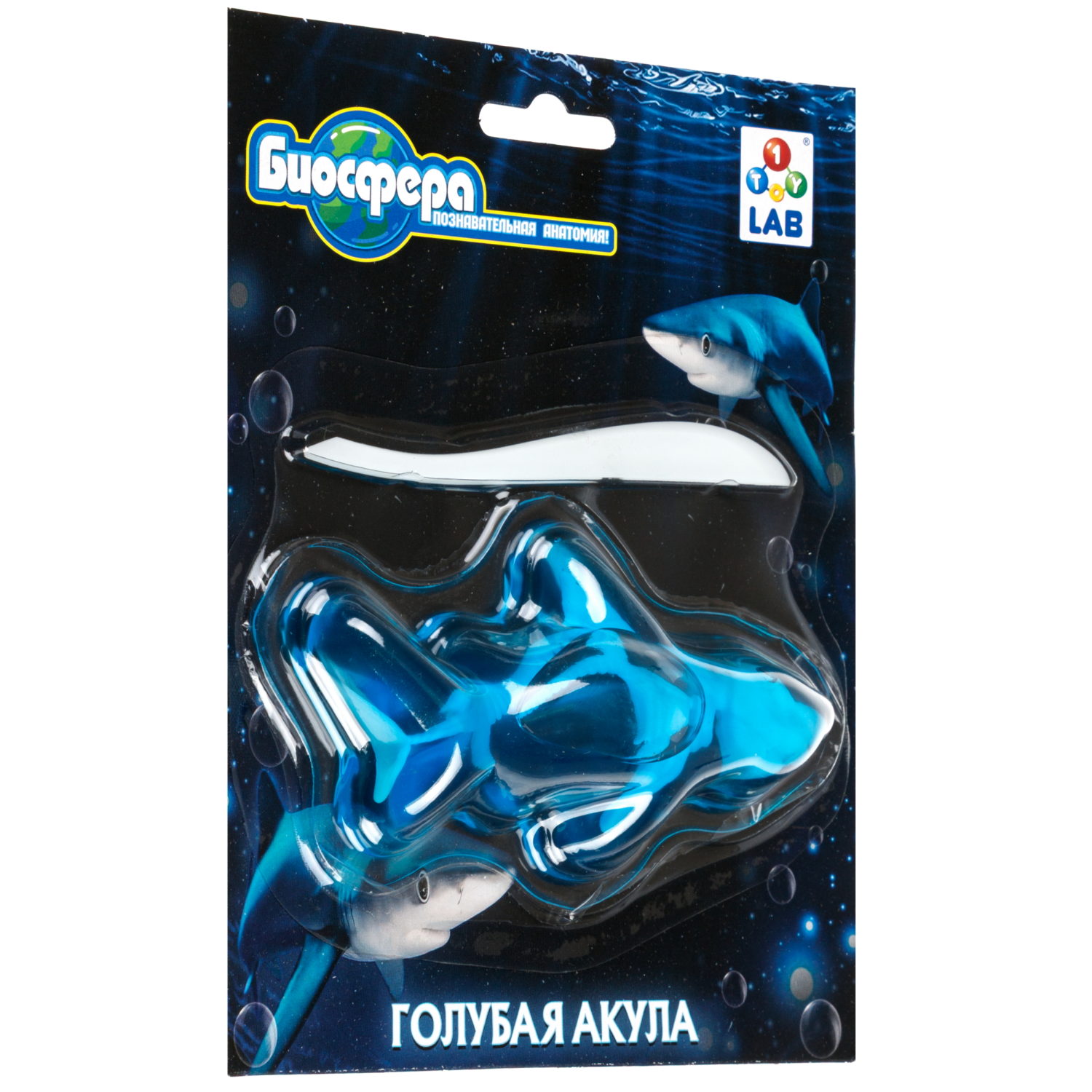 Игровой набор 1TOY LAB БИОсфера Познавательная анатомия Голубая акула