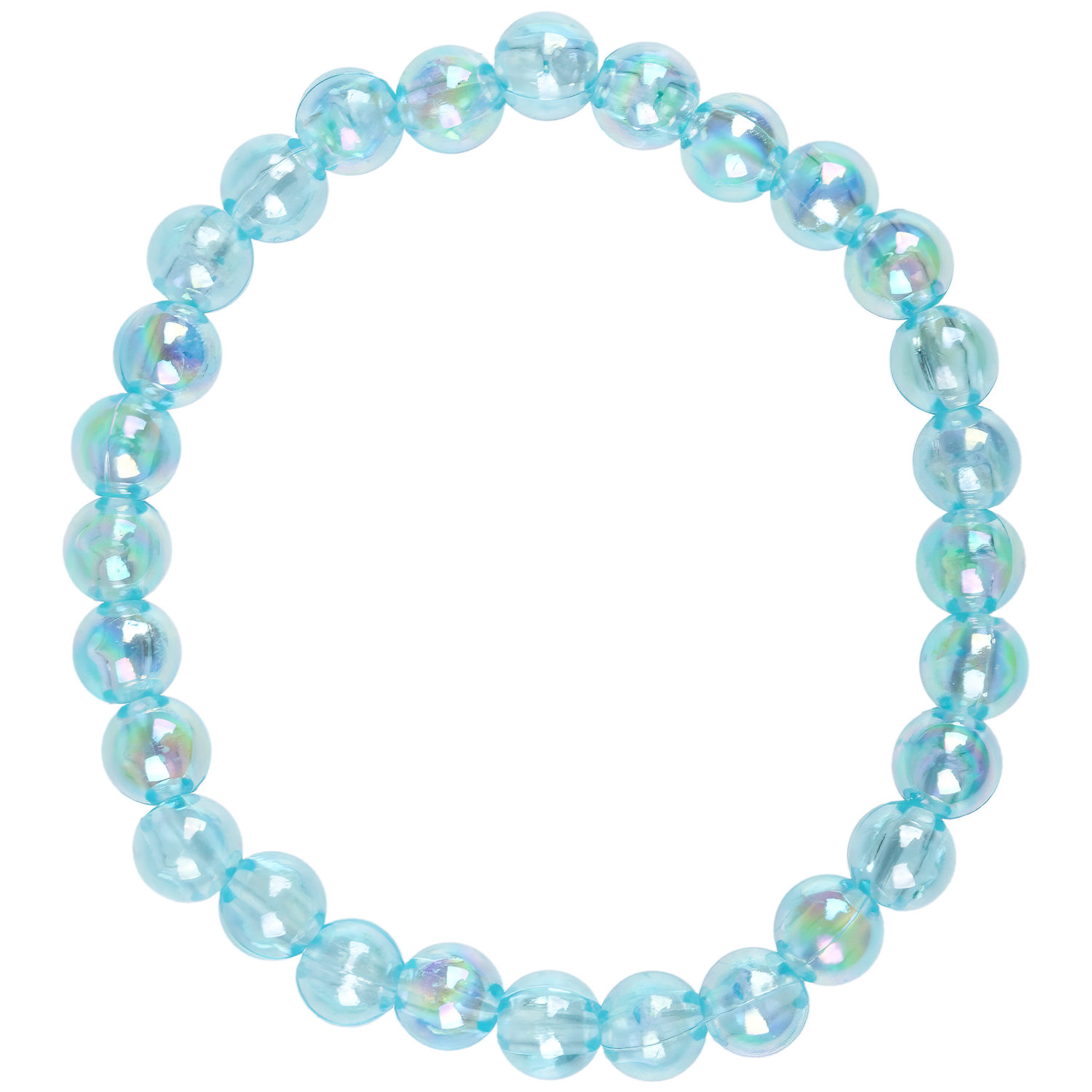 Набор украшений из цветных бусин Lukky Fashion, 3 браслета и клипсы "Сердечко"