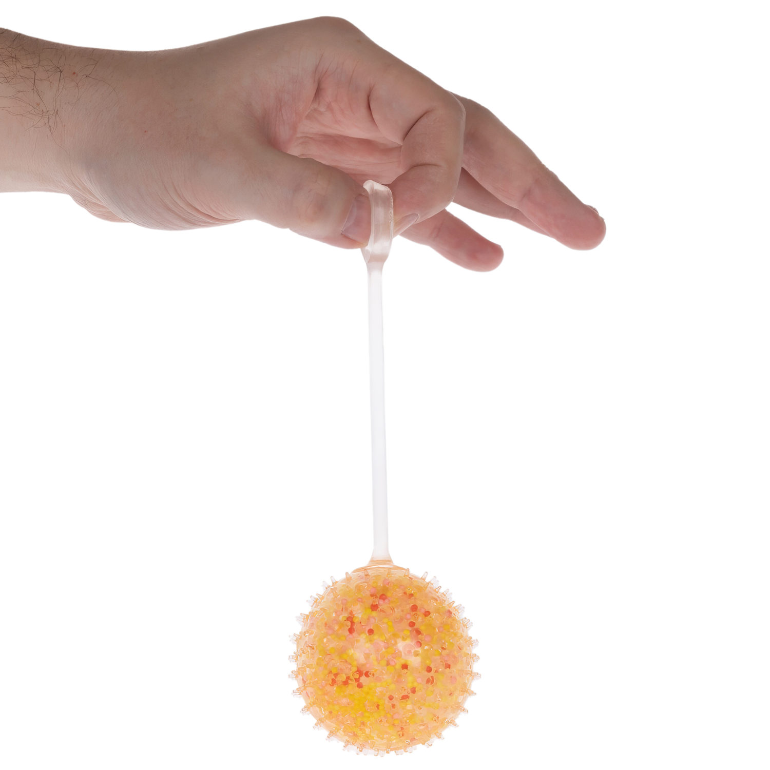 1toy Жмяка-антистресс "Шар" с разноцветными шариками 7 см, 4 вида в асс., 12 шт. в д/б