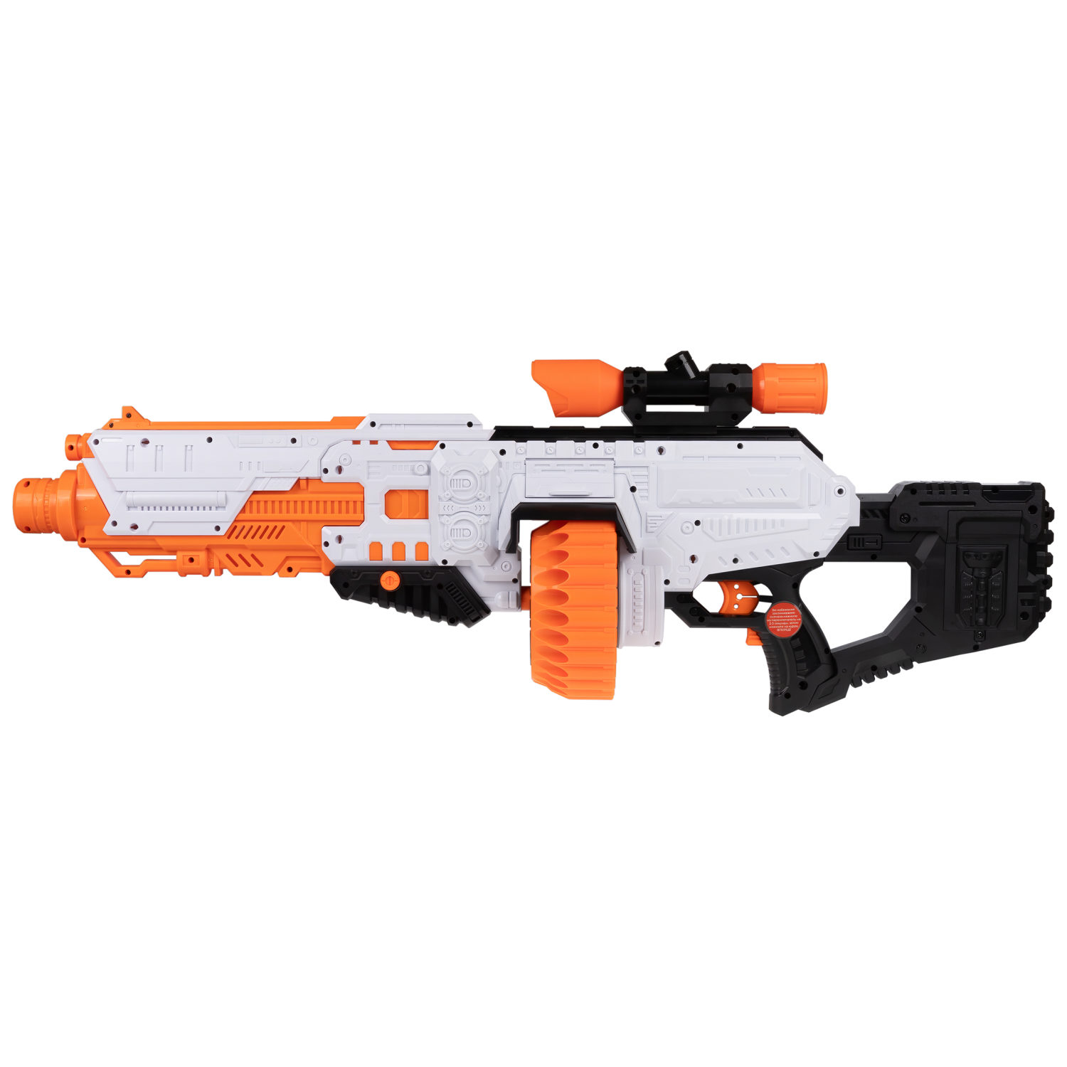 1toy Funmax "A82" бластер электромеханический, барабан на 30 выстрелов, в комплекте 48 EVA снарядов