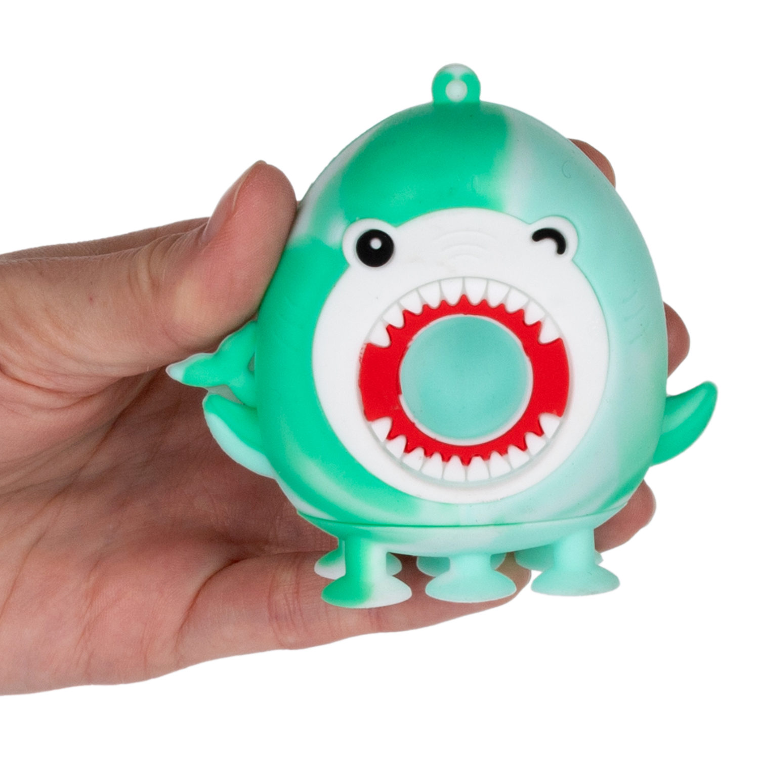 1TOY Жмяка Hit Pop It "Акулы" на присосках 8,5х4х7 см, 4 вида в ассортименте