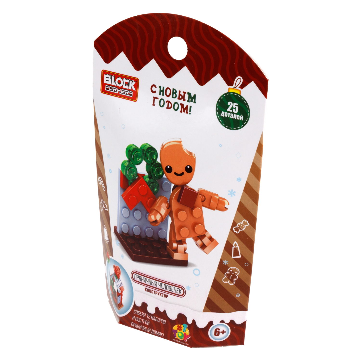 1Toy конструктор Blockformers "Новый год", 12 видов в ассортименте