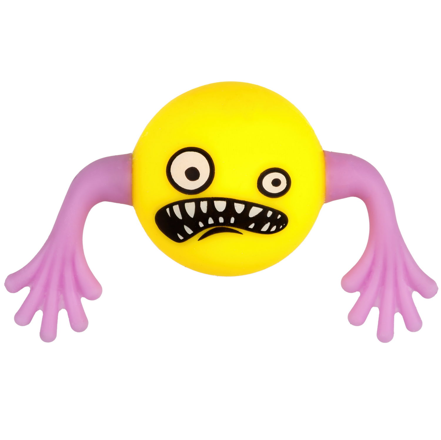 Шар-монстрик с руками 1TOY Крутой замес в ассортименте, 6 см