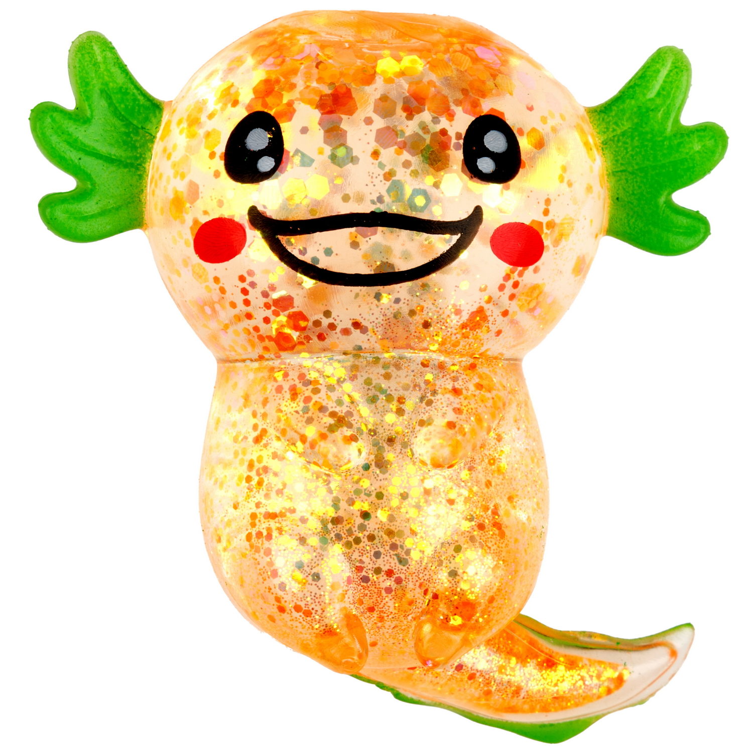 Антистресс-игрушка 1TOY Крутой замес Супергель аксолотль, 11х9х5 см