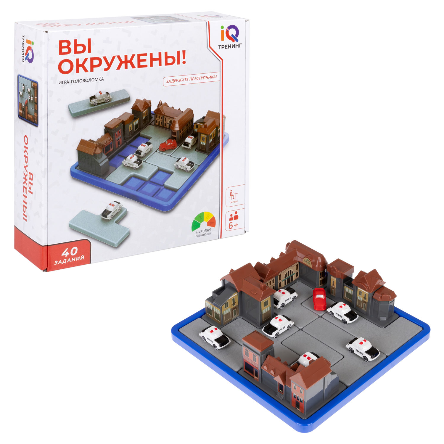 Настольная логическая игра 1TOY IQ ТРЕНИНГ «Вы окружены!»