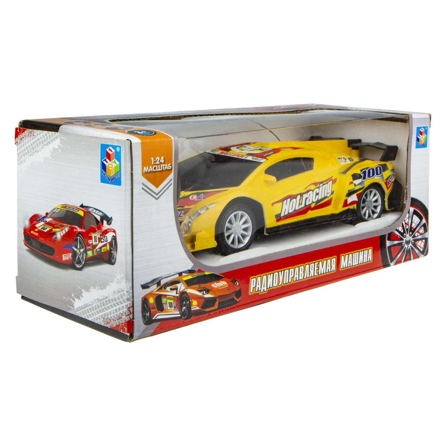 Машинка 1TOY "Спортавто" машина на р/у, серебристая