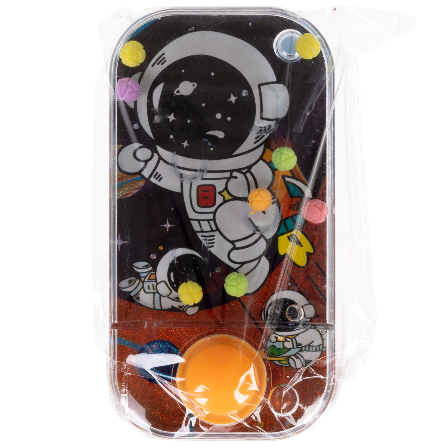 1TOY Игра с водой забрось мячики космос, 3 вида в ассортименте