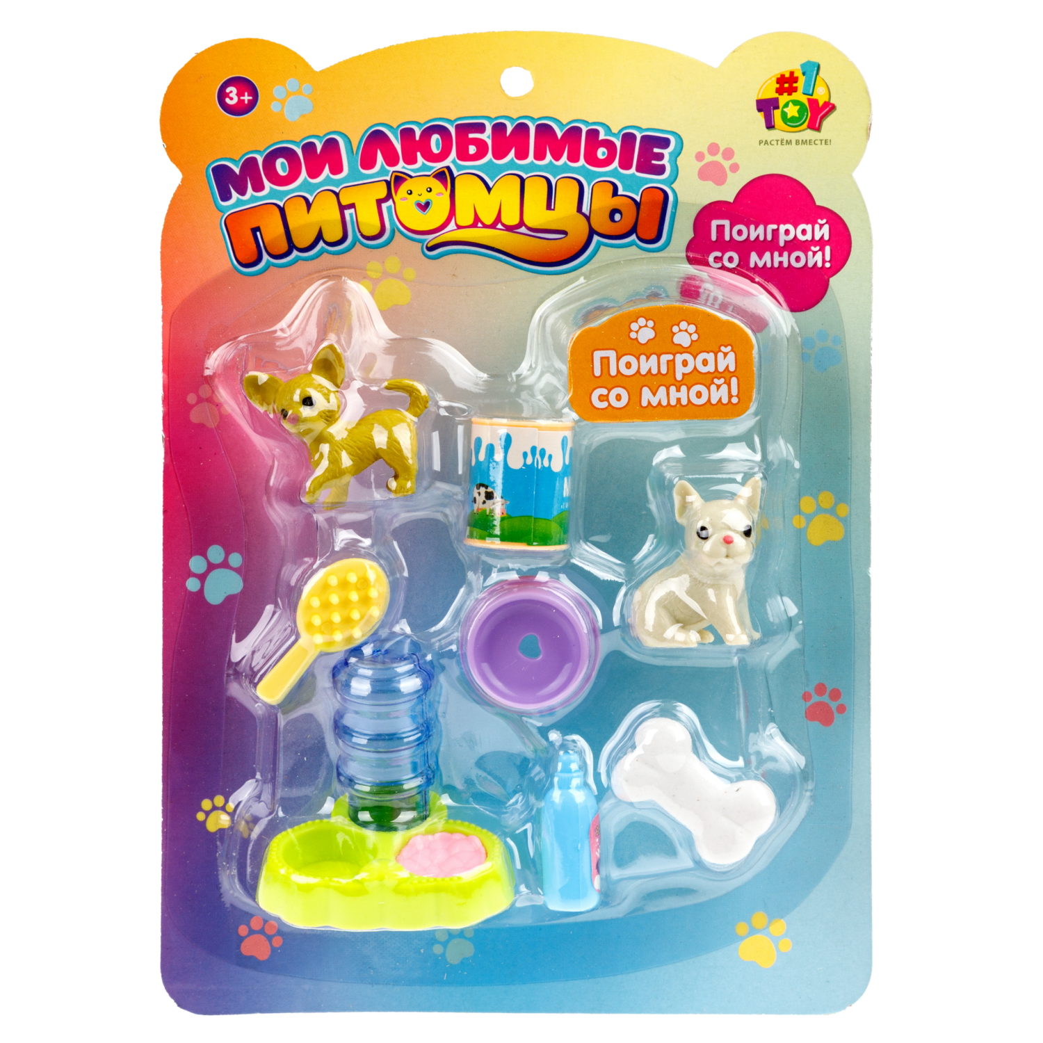Игровой набор 1TOY  Мои любимые питомцы, в ассортименте