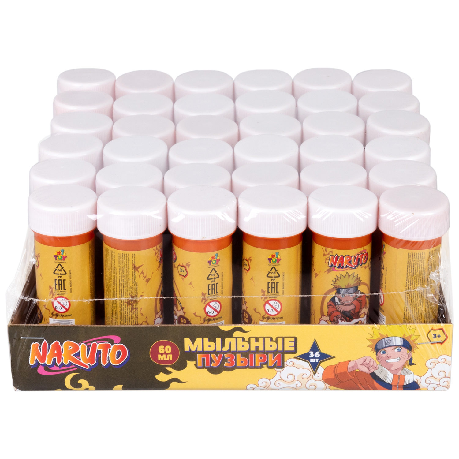 Мыльные пузыри 1TOY Наруто, 60 мл