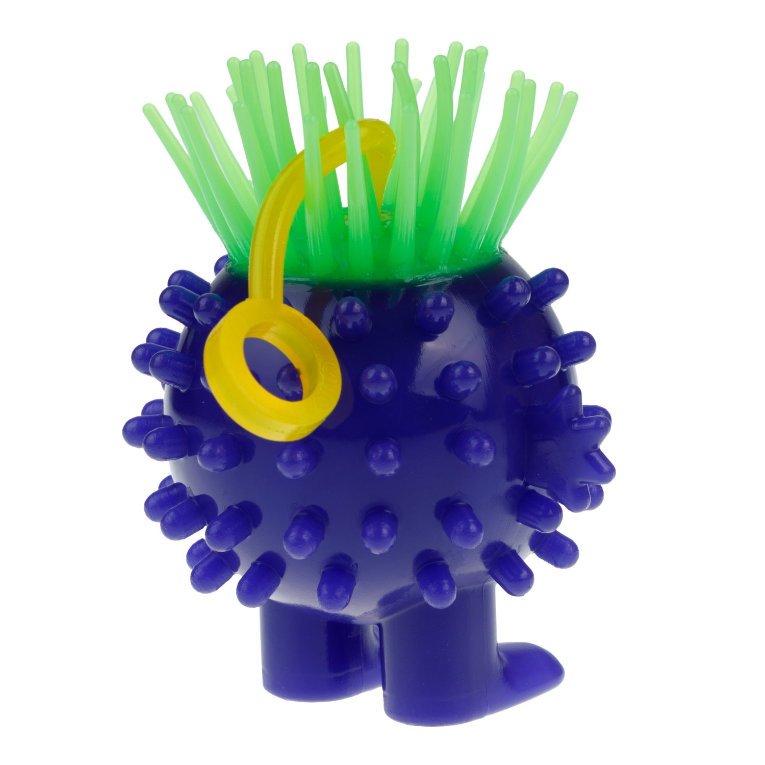 Светящаяся антистресс-игрушка для рук 1TOY Йо-Ёжик Тролль, для детей и взрослых, фиолетовая, 1 шт.