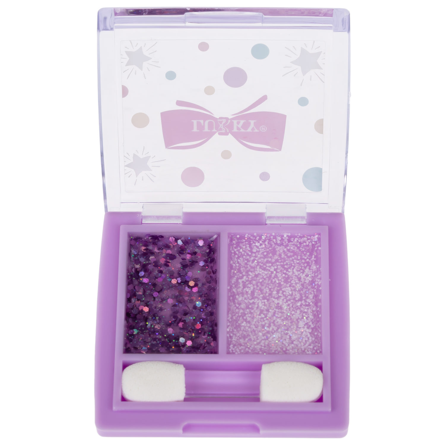 Гель-тени для век с блёсткам Lukky Dessert Duet, с аппликатором, 2,4 гр