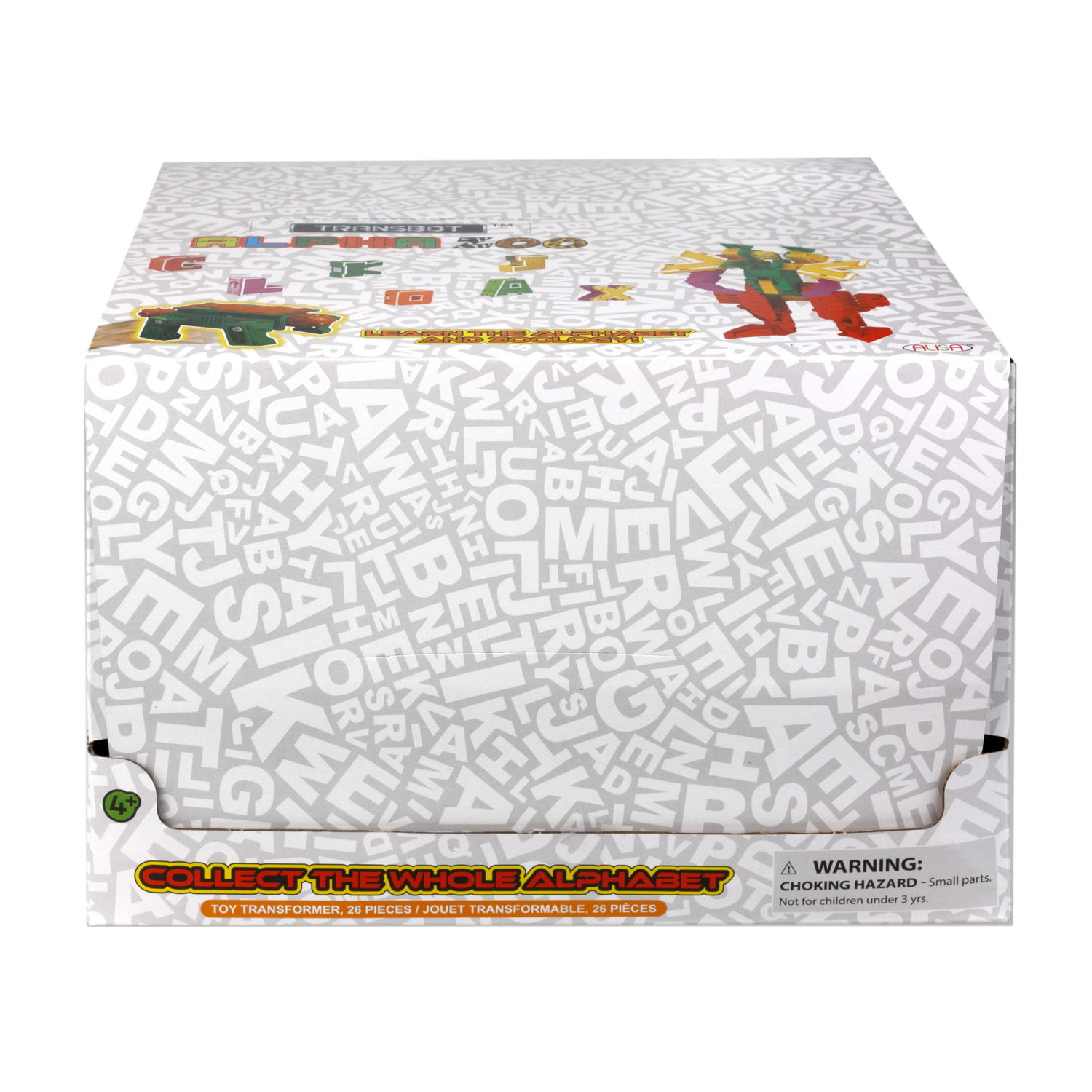 Трансформеры 1TOY, трансботы Lingvo Zoo, роботы, английские буквы от A до Z