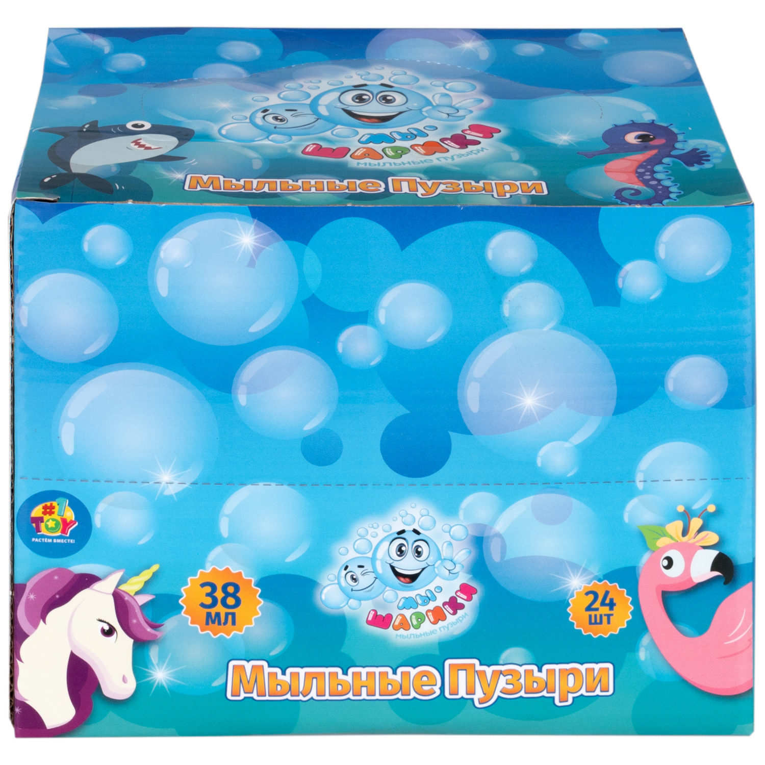 Мыльные пузыри 1TOY Мы-шарики! Машинка экскаватор, 38 мл, в ассортименте