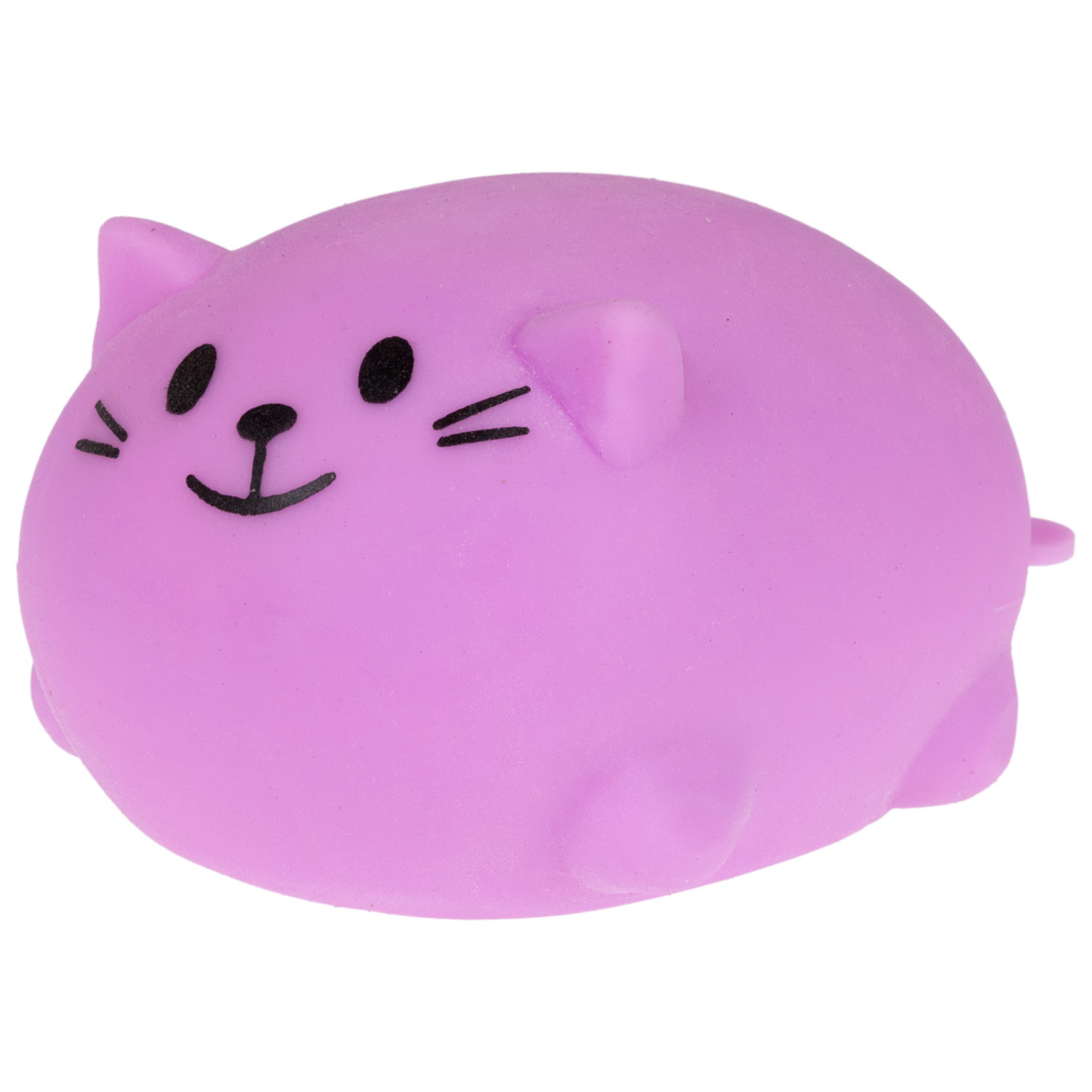 Антистресс-игрушка для рук 1TOY Крутой замес Котик, жмякалка, мялка, тянучка, 7 см