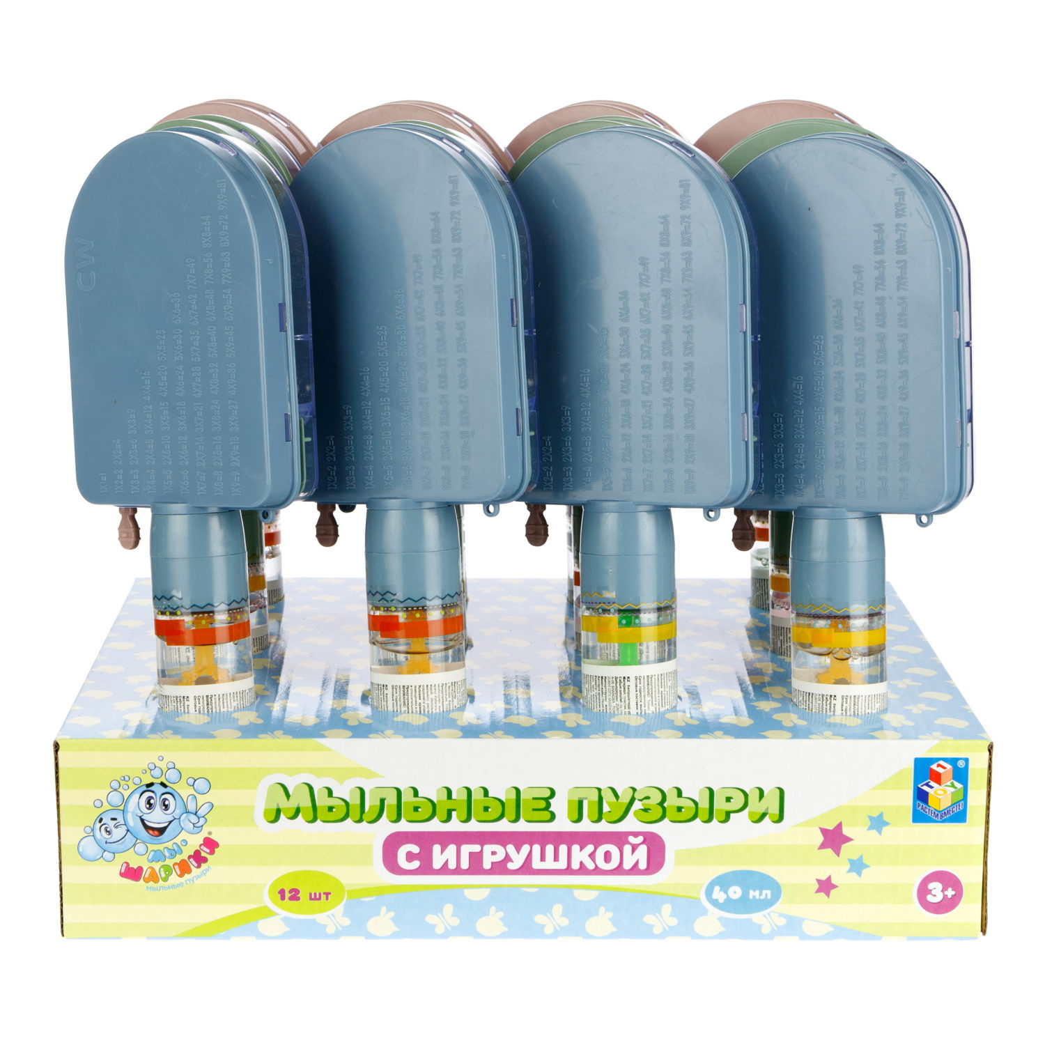 Мыльные пузыри 1TOY Мы-шарики! колба с игрушкой пинбол 40 мл