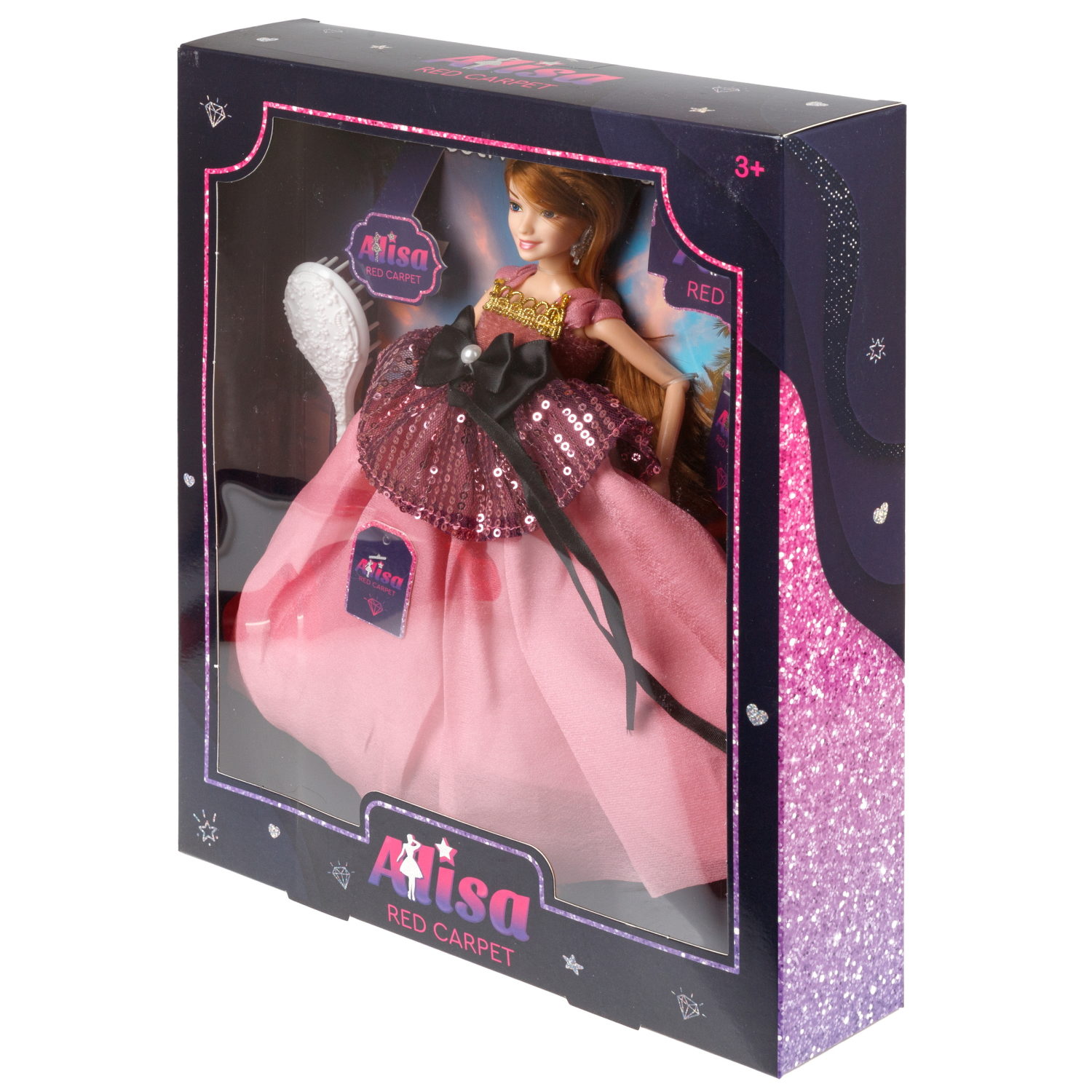 Кукла Alisa Red Carpet в пышном розовом платье, с аксессурами, 29 см