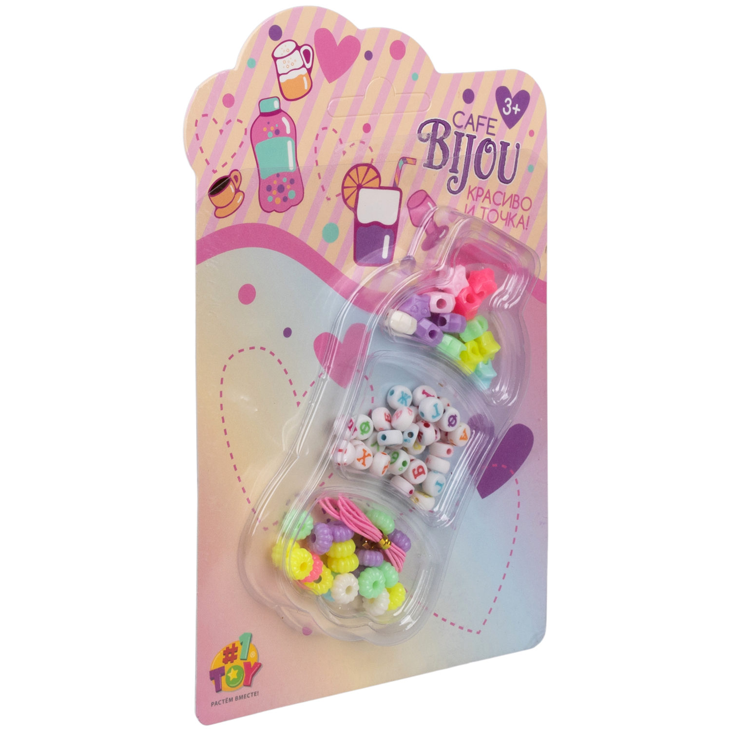 1TOY наб.бусин. напитки 5 видов в асс., блистер 12*19см, 20 шт.в дб.