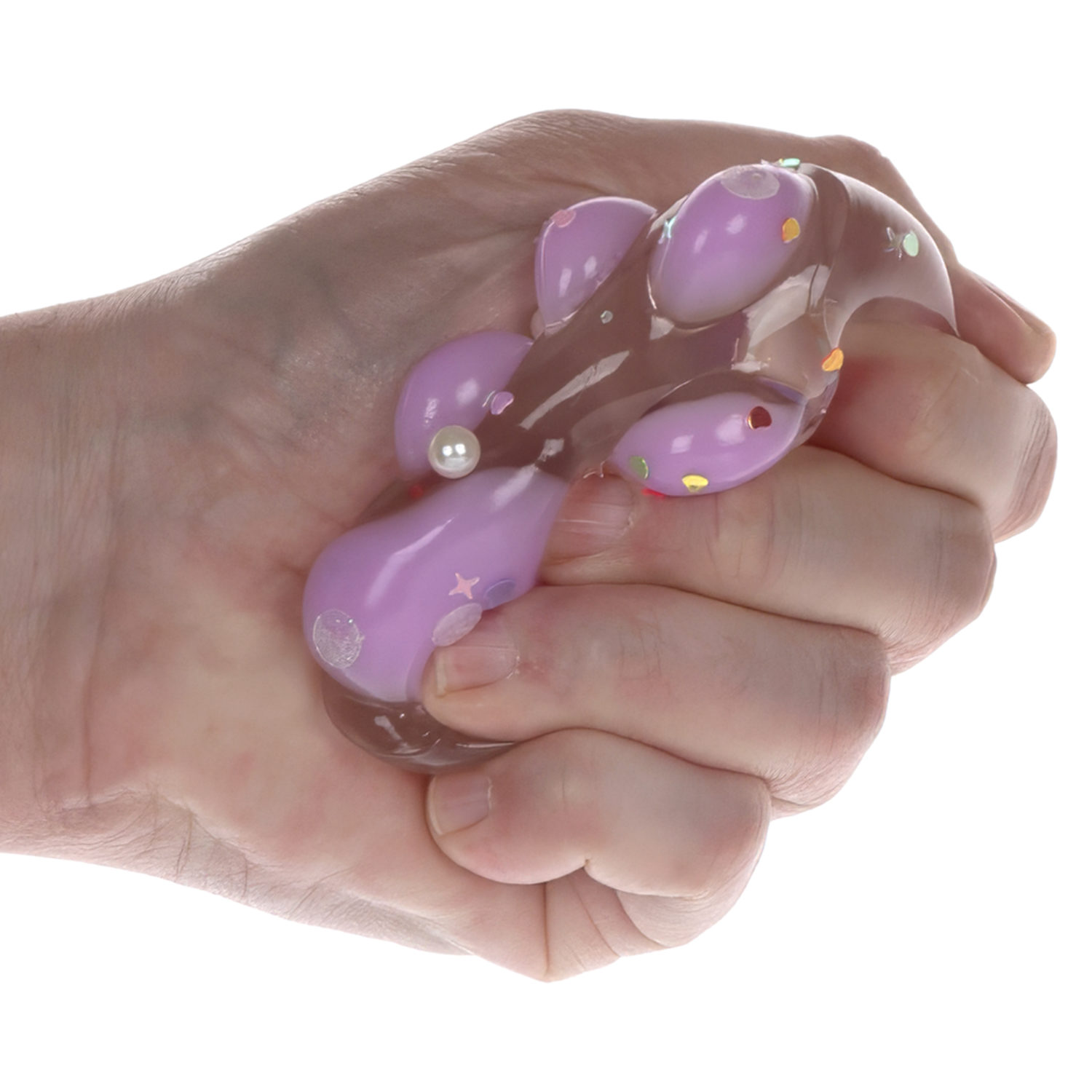 Таба лапа прозрачная 1TOY Крутой замес, 6,5х3 см, в ассортименте