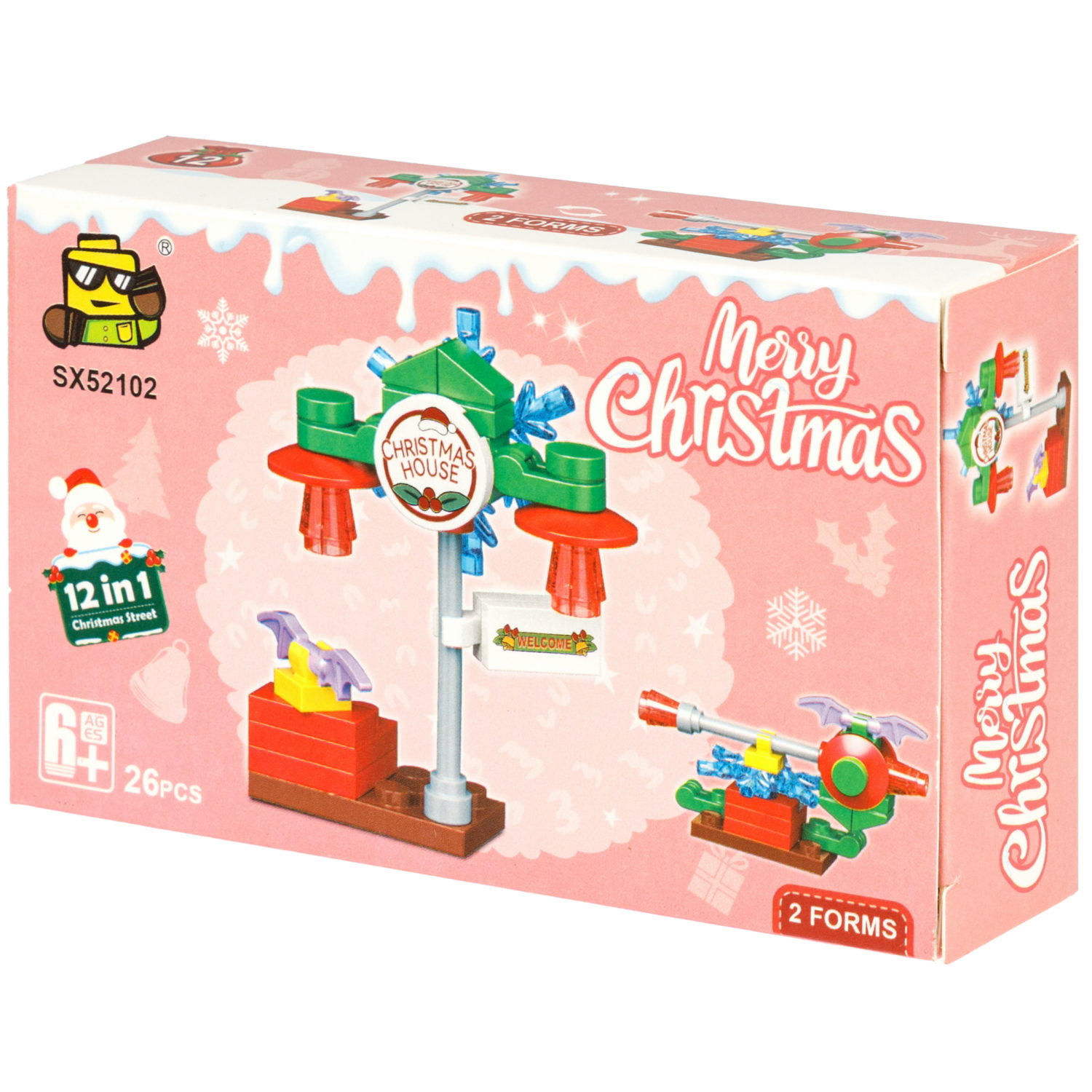 Конструктор 1TOY Blockformers С Новым годом! 12 видов, от 23 до 29 деталей