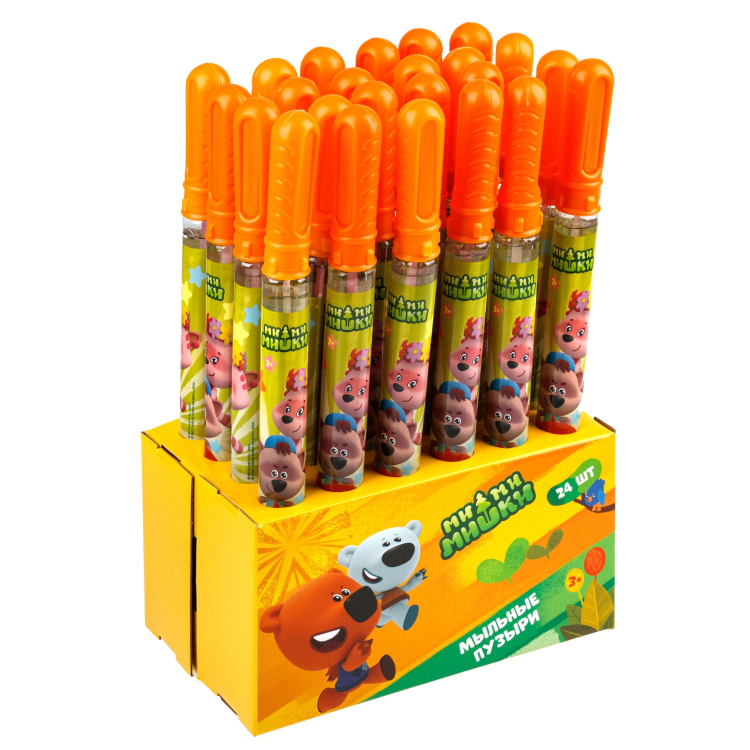 1TOY Ми-ми-мишки, мыльные пузыри, 120 мл