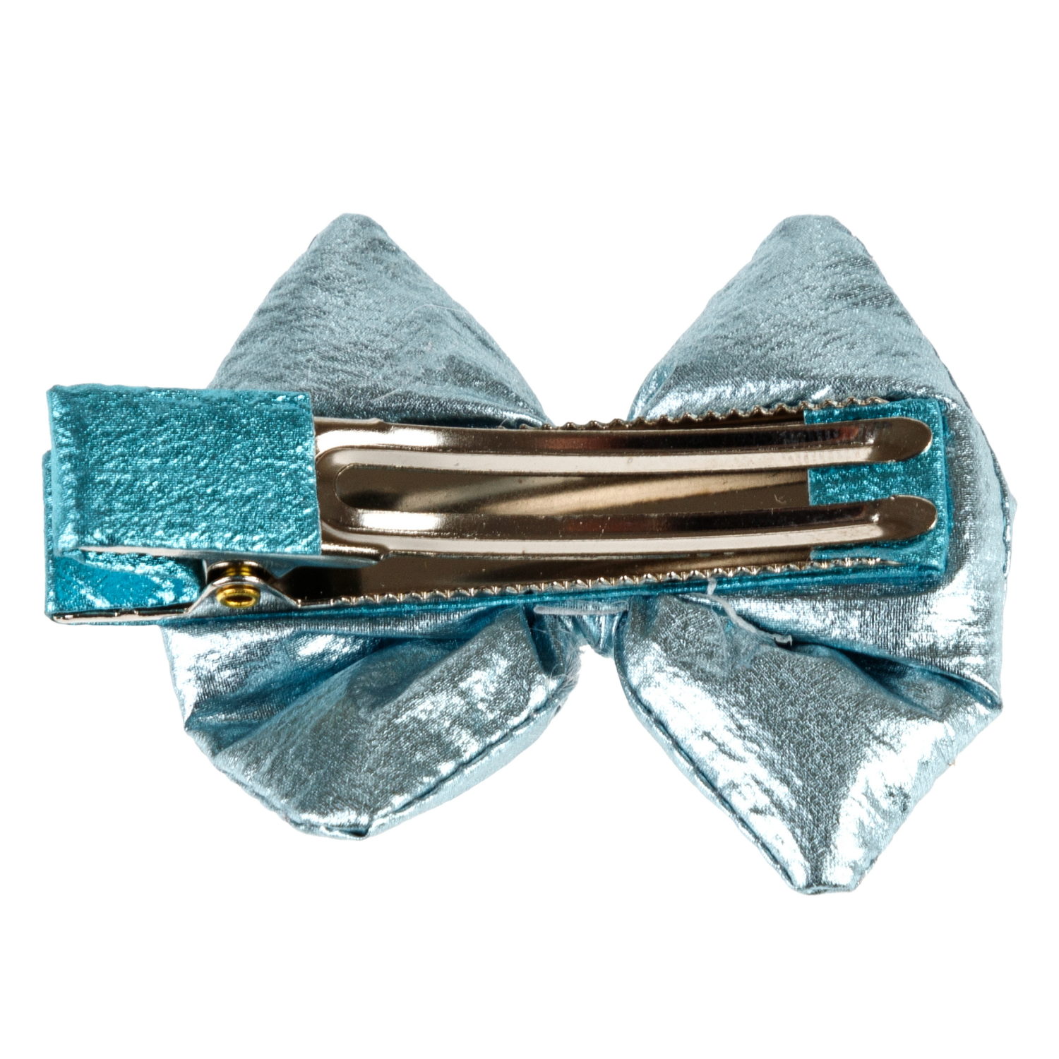 Lukky Fashion набор из 3 аксес.д.волос Бантики "Металлизированная кожа":2 резинки,1 заколка-зажим,5 цв.микс