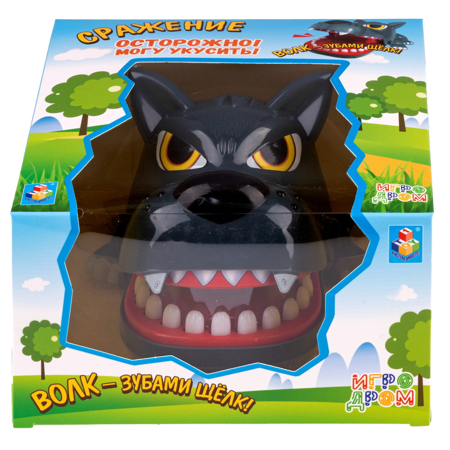Настольная игра 1TOY ИГРОДРОМ "Волк - зубами щёлк!"