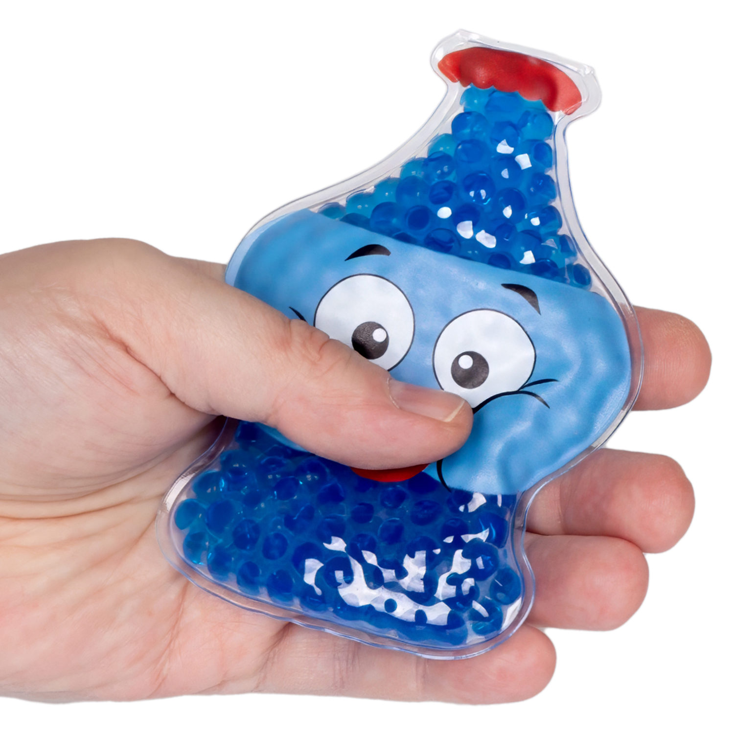 Акватубики переливайка 1TOY «Фаст Фуд» скользун с водой внутри, антистресс для рук, жмякалка, 10 видов в ассортименте