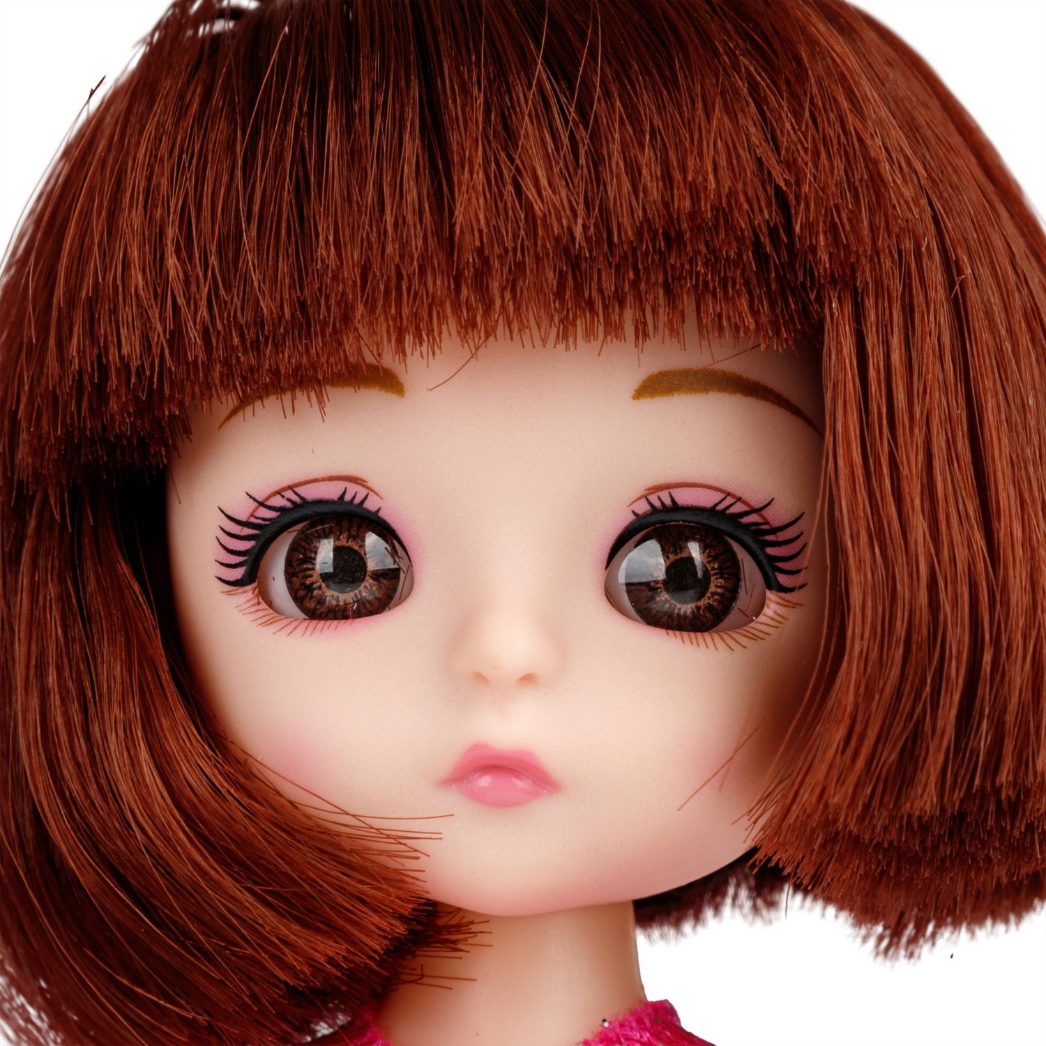 Кукла шарнирная Alisa Kawaii mini 15,2 см, с расчёской, с темными волосами 