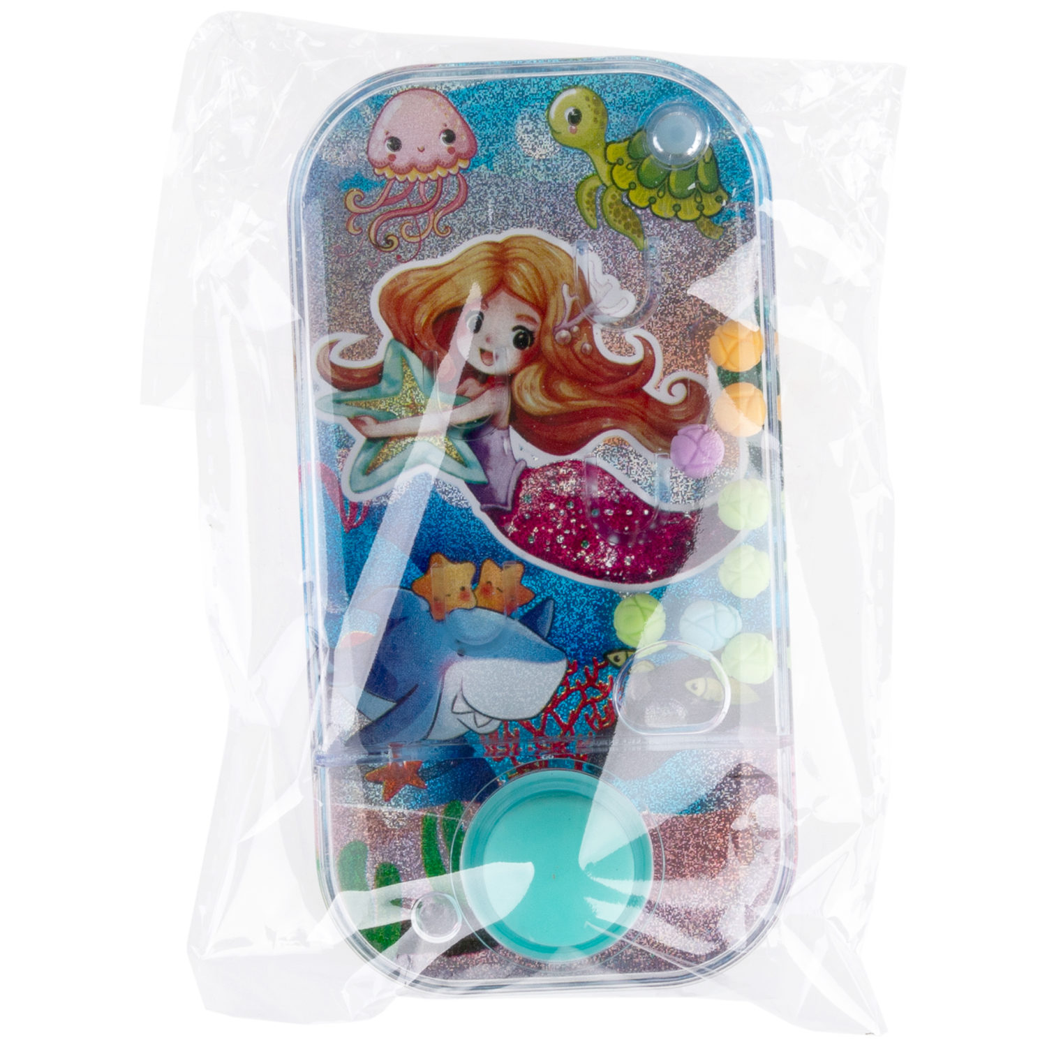 1TOY Игра с водой забрось мячики русалочки, 3 вида в асс. 11,5*6*2см, 24 шт в дисплей боксе