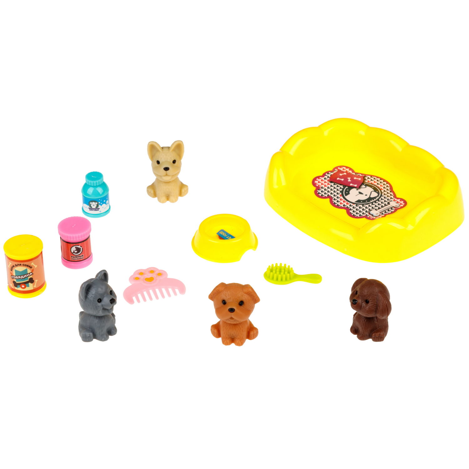 Игровой набор 1TOY "Щеночки", в ассортименте