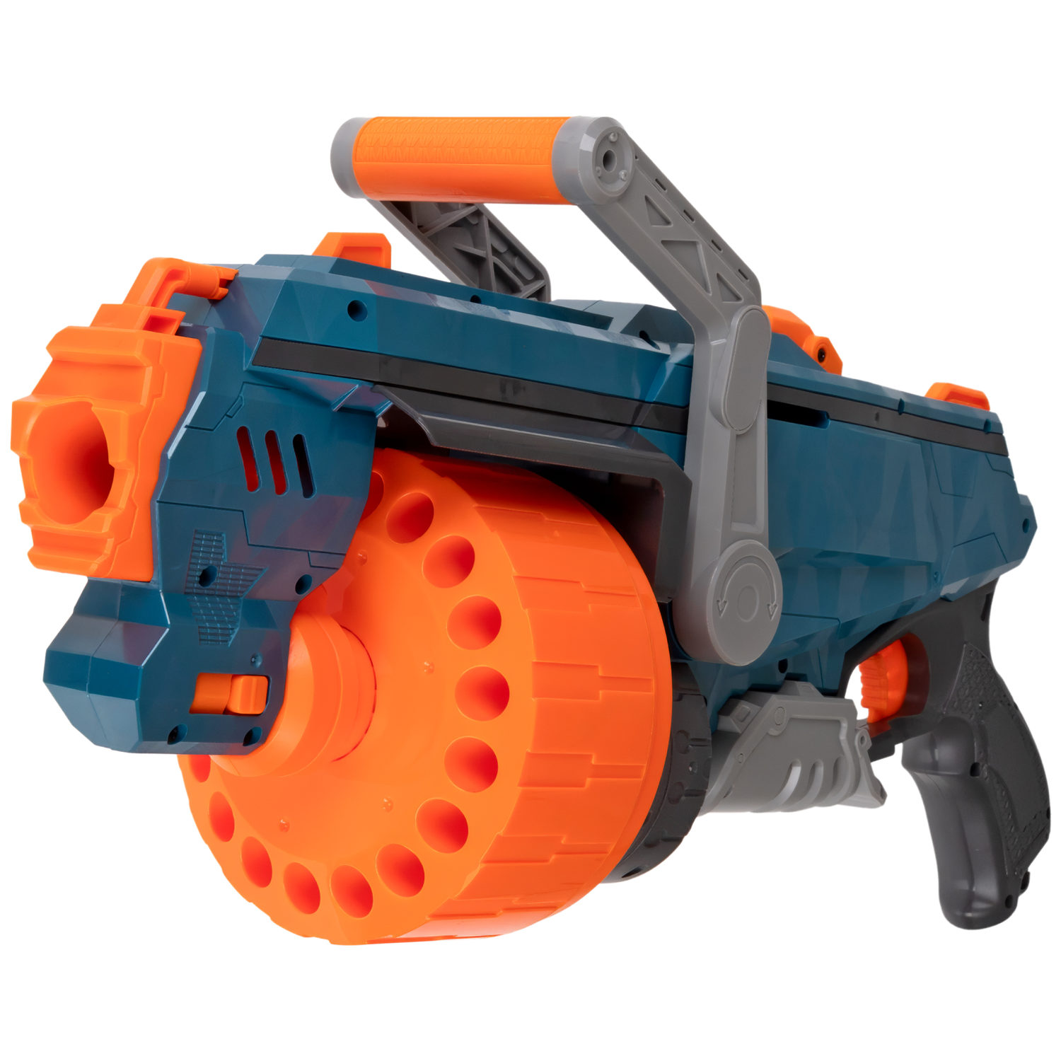 1toy Funmax "M32" бластер механический, барабан на 18 выстрелов, в комплекте 24 EVA снаряда