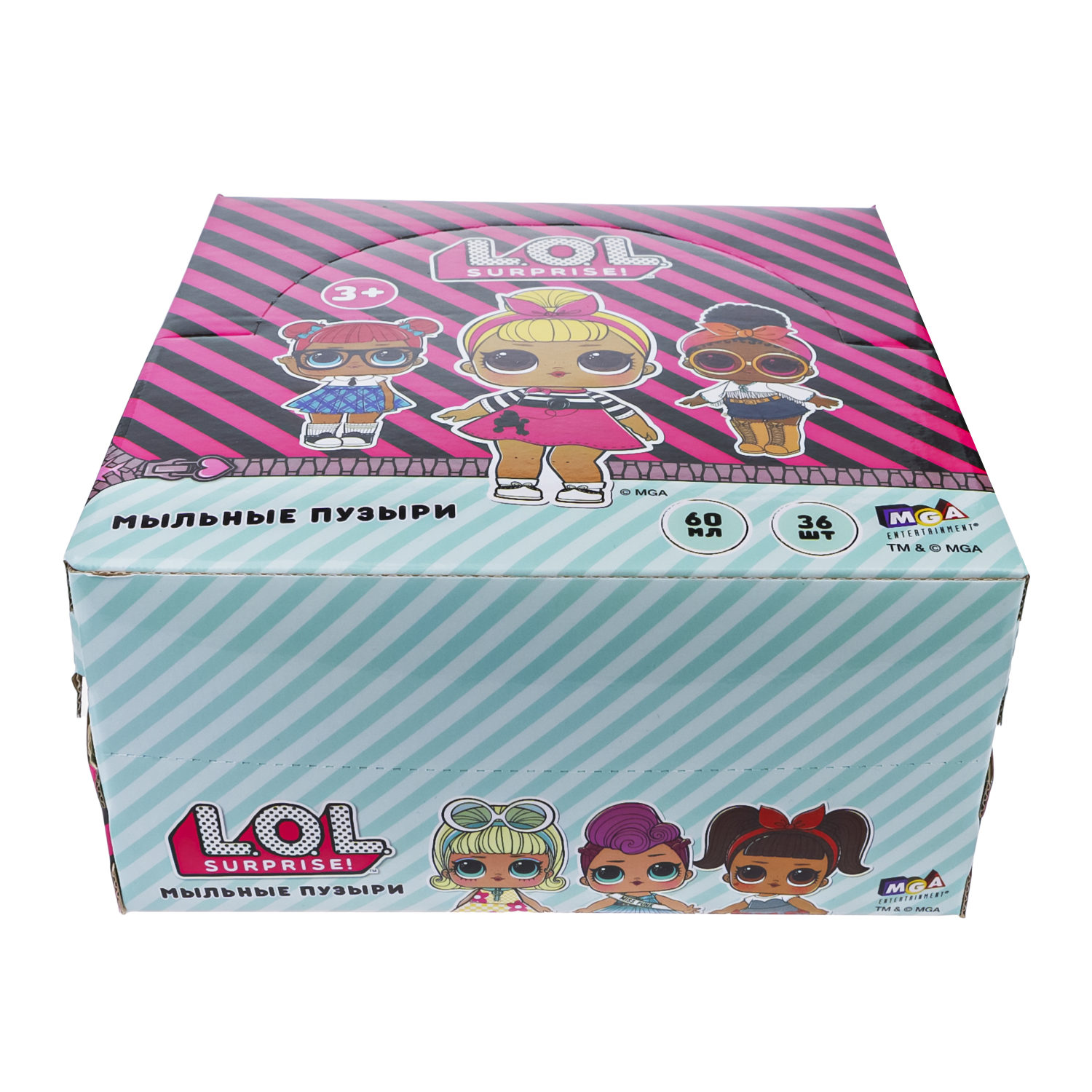 Мыльные пузыри 1TOY LOL 60 мл