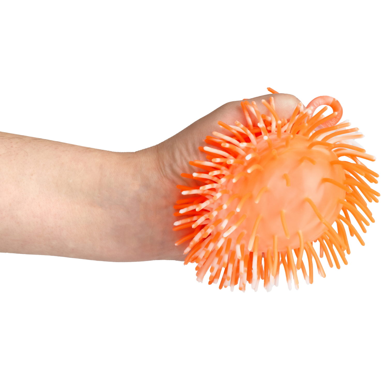 Игрушка-антистресс для рук 1toy Йо-Ёжики, шар 15 см, со светом, 4 цвета в ассортименте