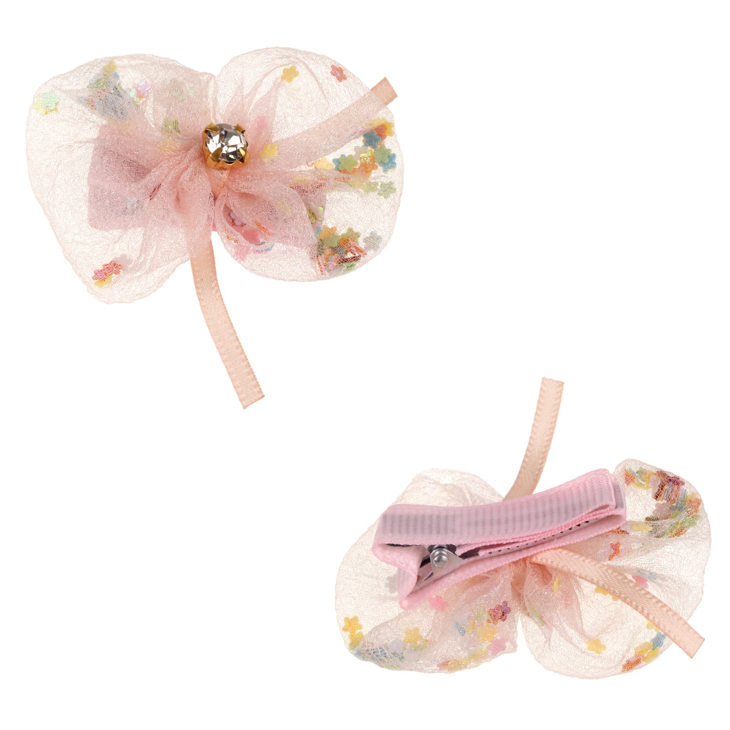 Lukky Fashion набор аксессуаров для волос розовый, в наборе 10 заколок, подарочная упаковка, 14х14х4см