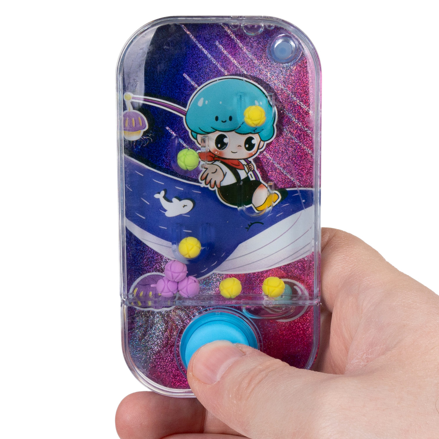 1TOY Игра с водой забрось мячики дайверы, 3 вида в асс. 11,5*6*2см, 24 шт в дисплей боксе