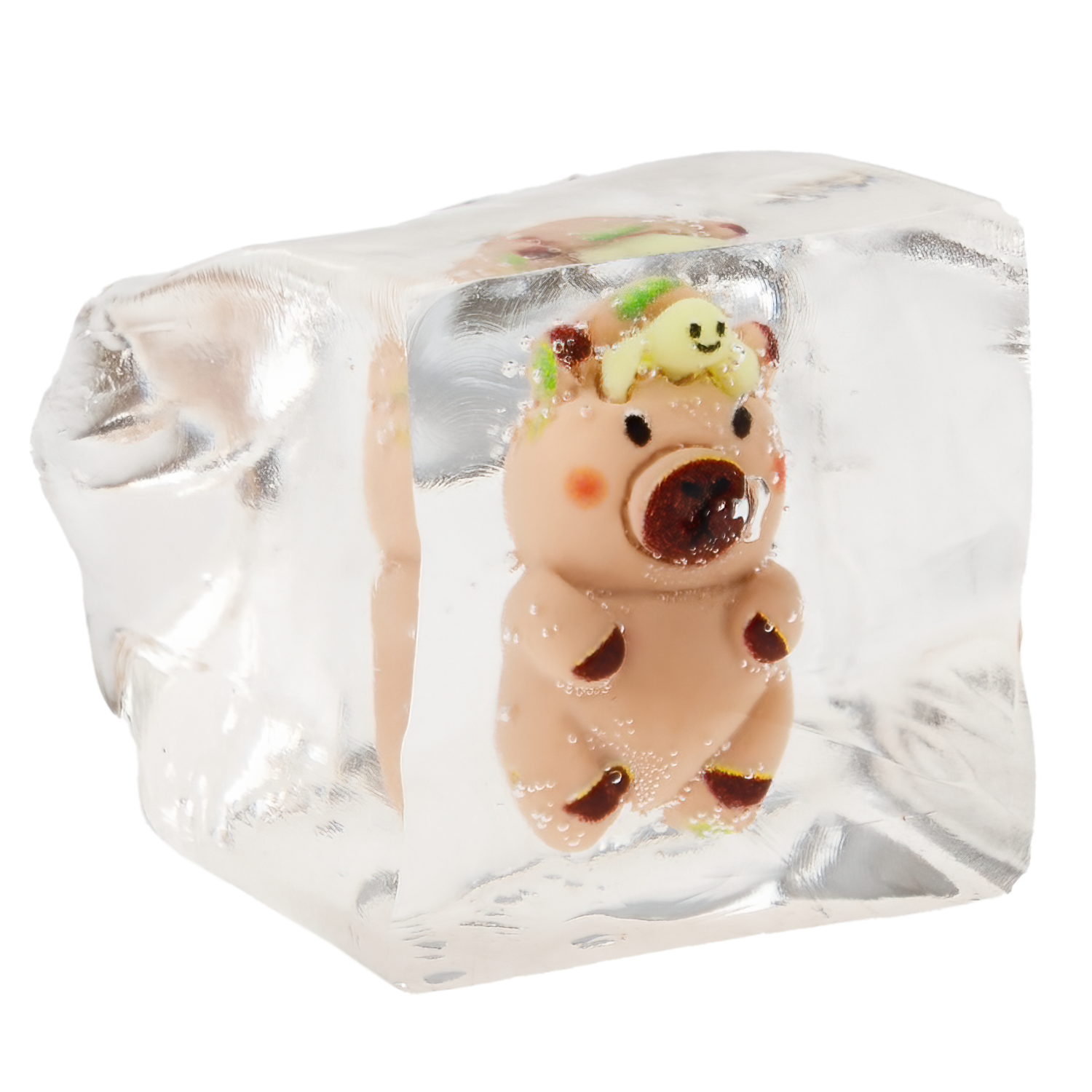 Таба сквиши 1TOY Крутой замес Капибара в кубе, 2,5 см