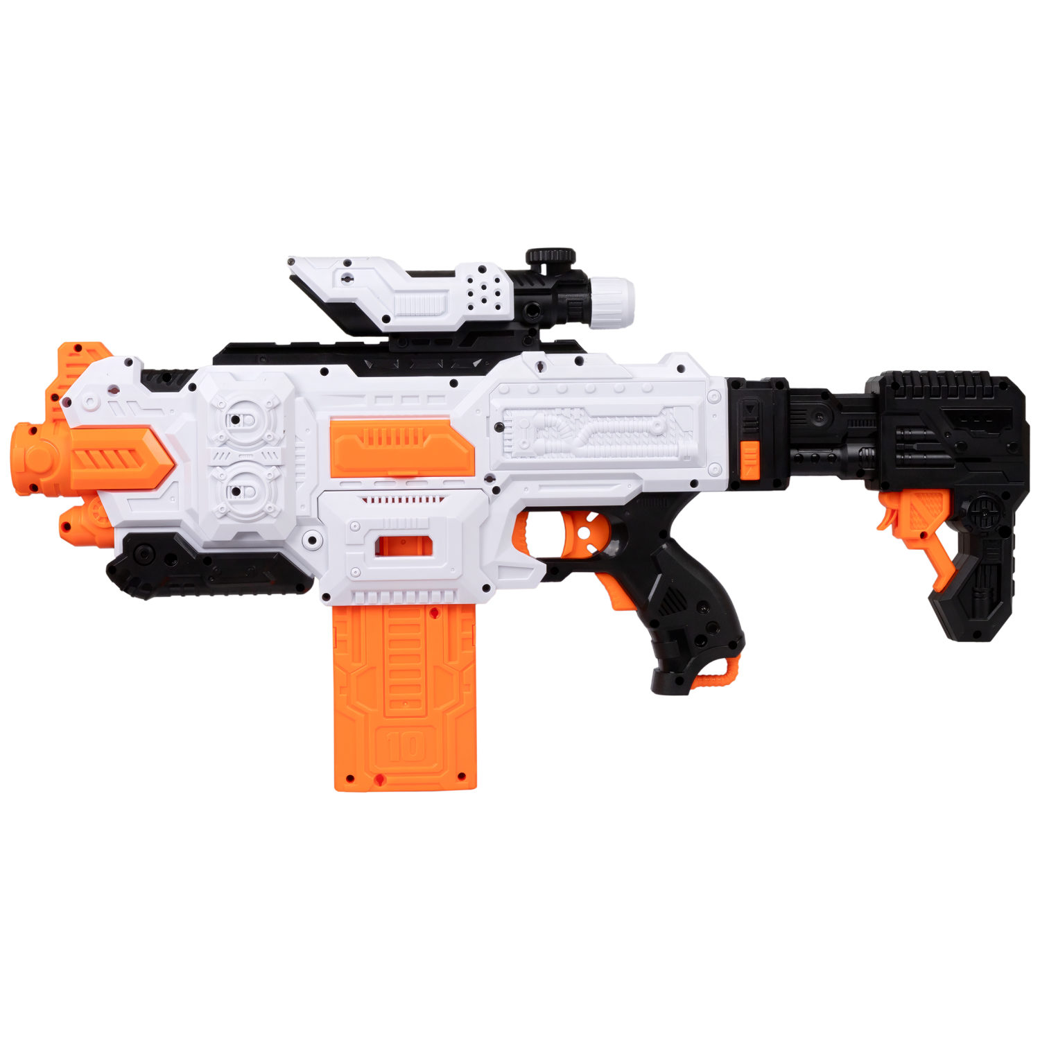 1TOY Funmax "A61" бластер электрический, обойма на 12 выстрелов, в комплекте 24 EVA снаряда