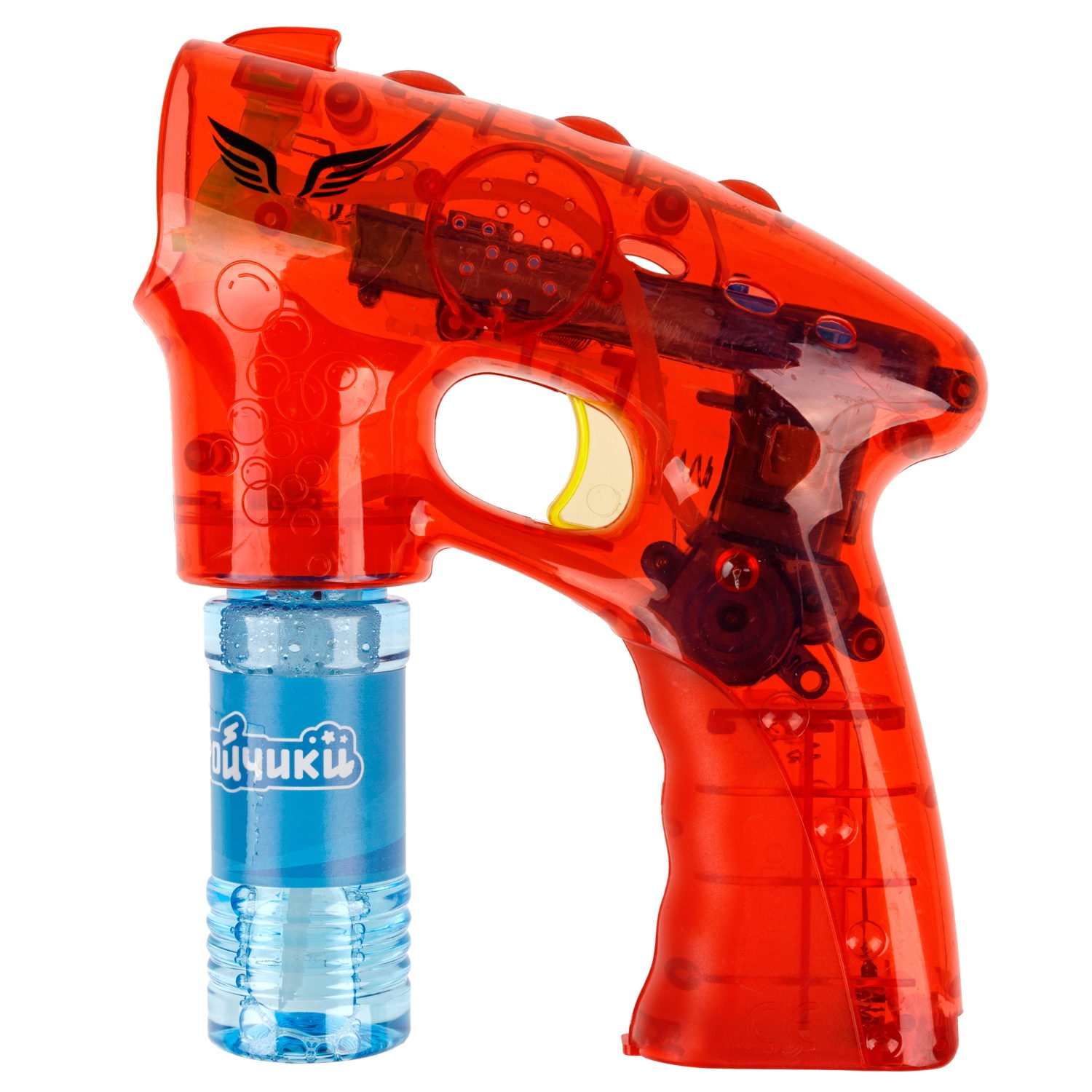 Пистолет для пускания мыльных пузырей "Геройчики", со световыми эффектами, 60 мл