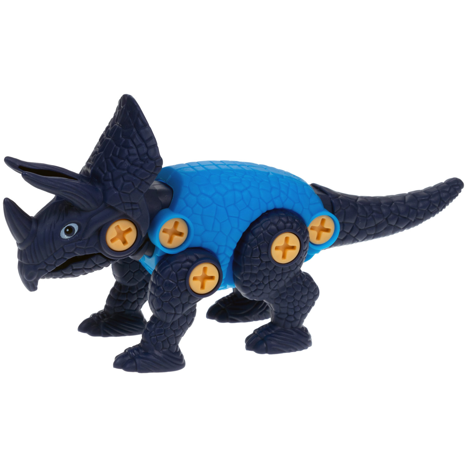 Конструктор 1TOY Динопарк "Гигантское яйцо с динозавром", с отверткой, винтовой, трицератопс