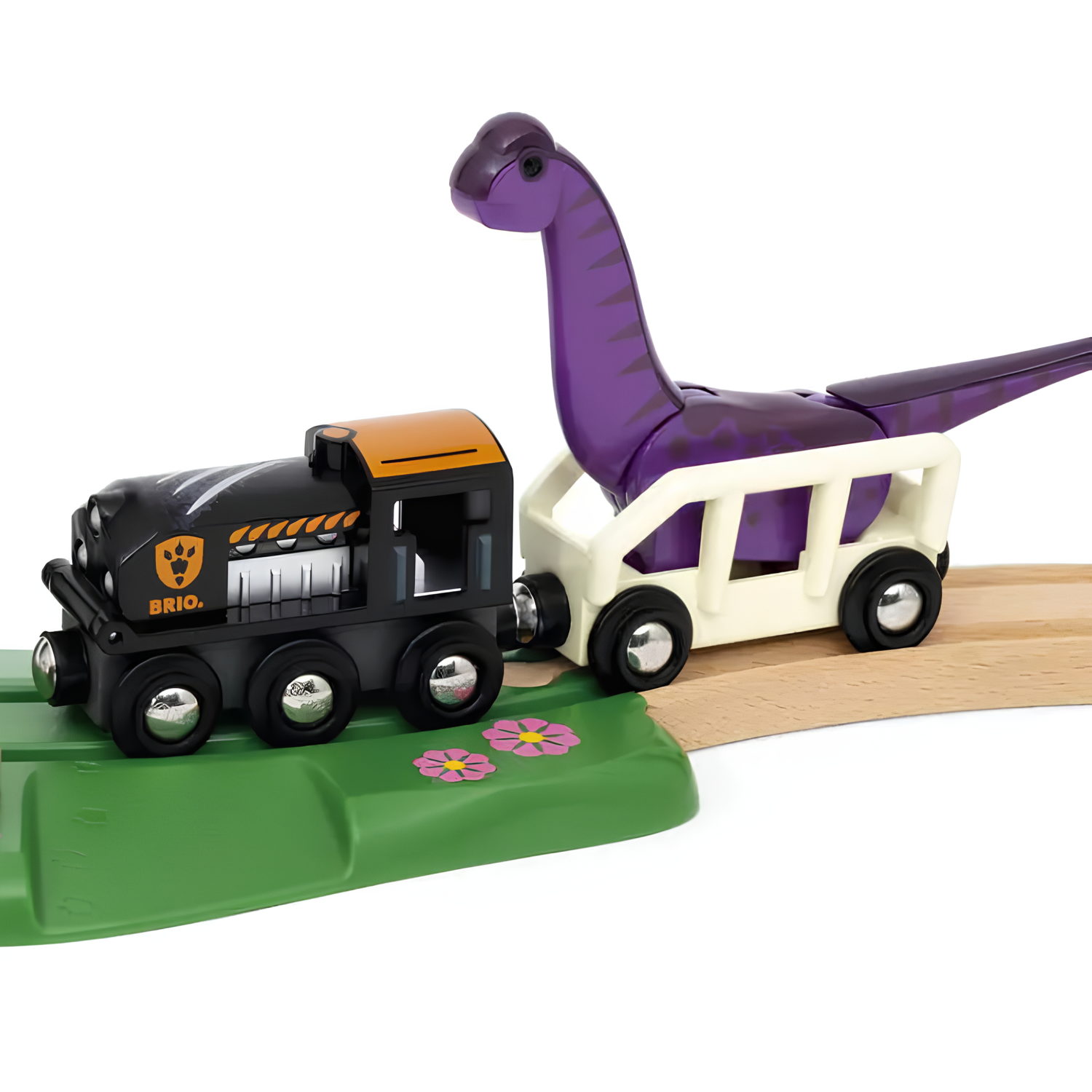 Деревянная железная дорога BRIO "Приключения с динозаврами", 21 элемент