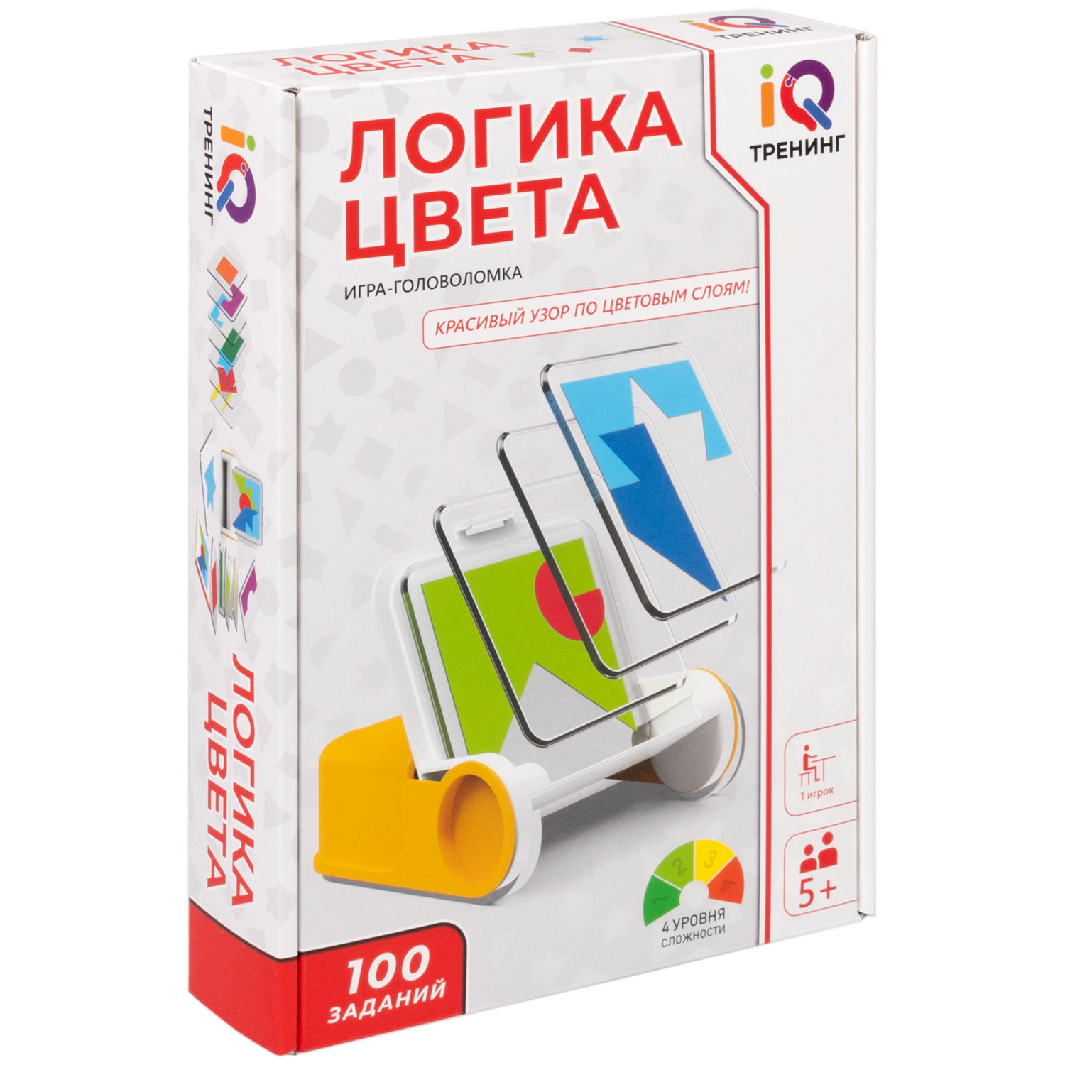 Настольная логическая игра 1TOY IQ ТРЕНИНГ «Логика цвета»