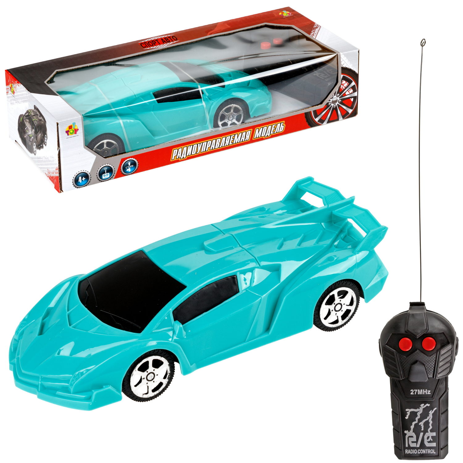 Машинка на пульте управления 1TOY Спортавто