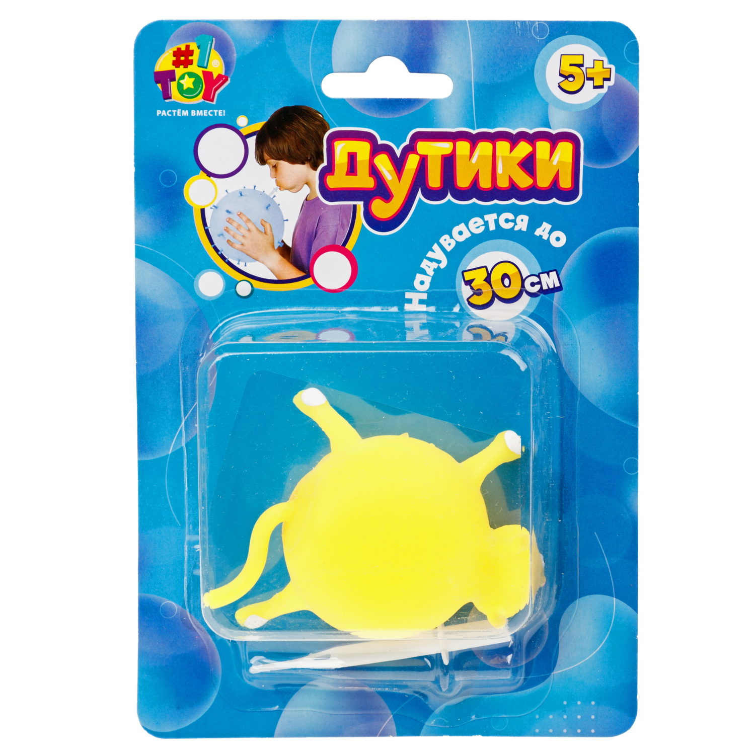 Игрушка ДУТИКИ 1TOY Животные, максимальный размер 30 см, кот