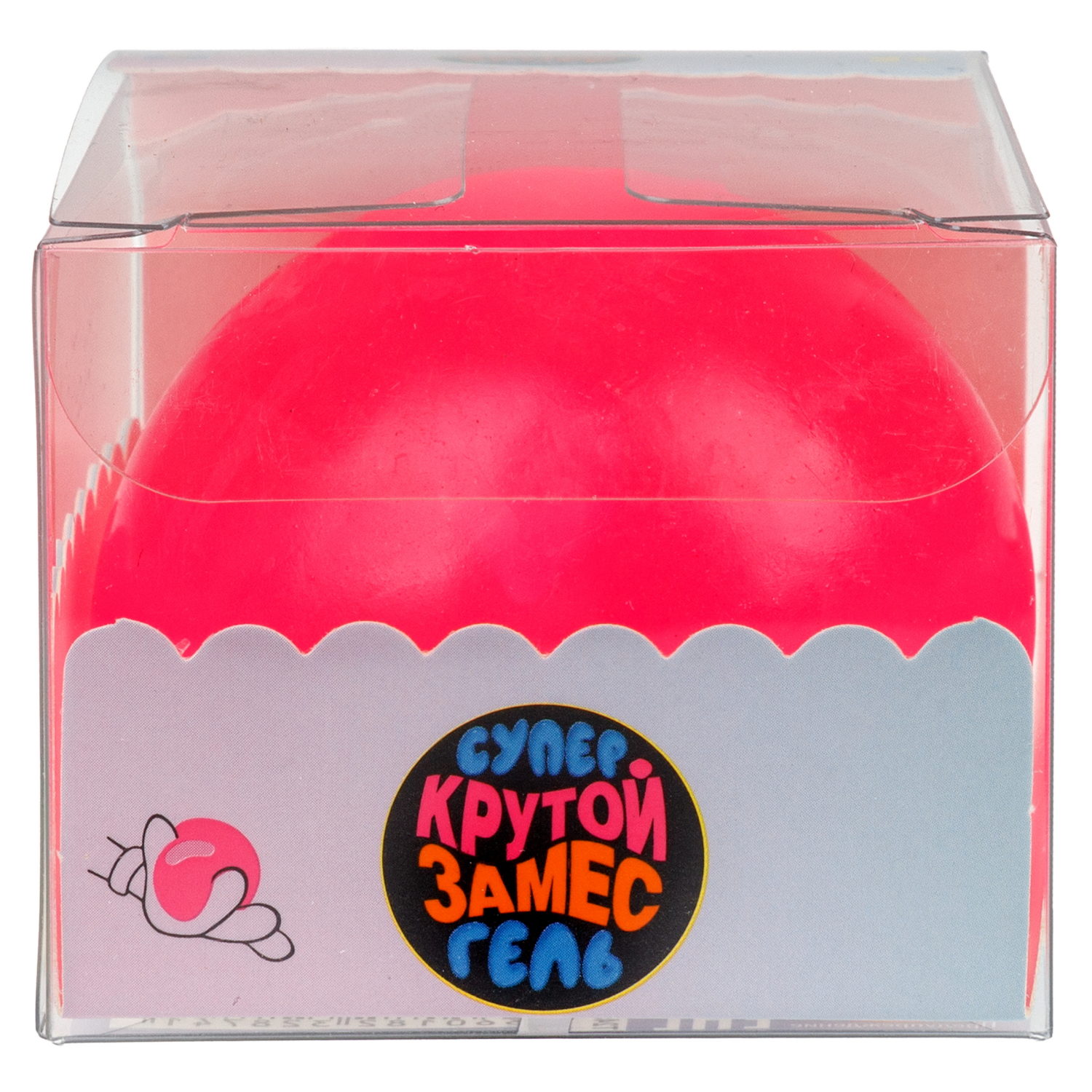 1toy Крутой замес Супергель шар матовый, 6 цветов в ассортименте, 6 см