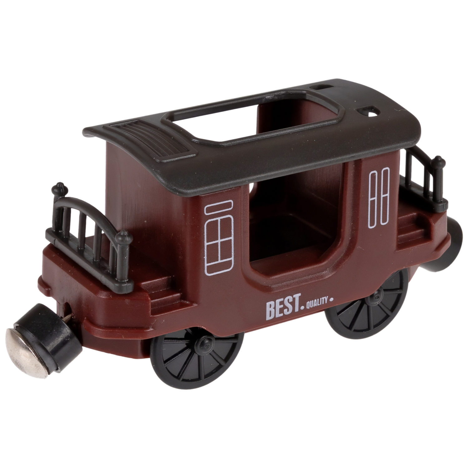 Детская железная дорога с электропоездом 1TOY InterCity, со светом, звуком, паровоз на рельсах, в подарочном наборе, 115 деталей