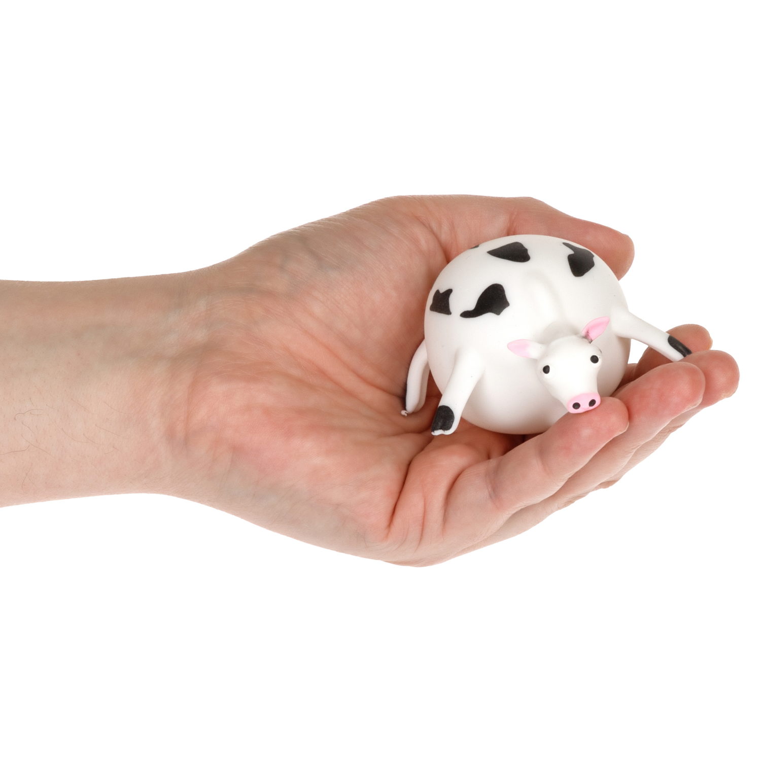 Игрушка ДУТИКИ 1TOY Животные, максимальный размер 30 см, корова